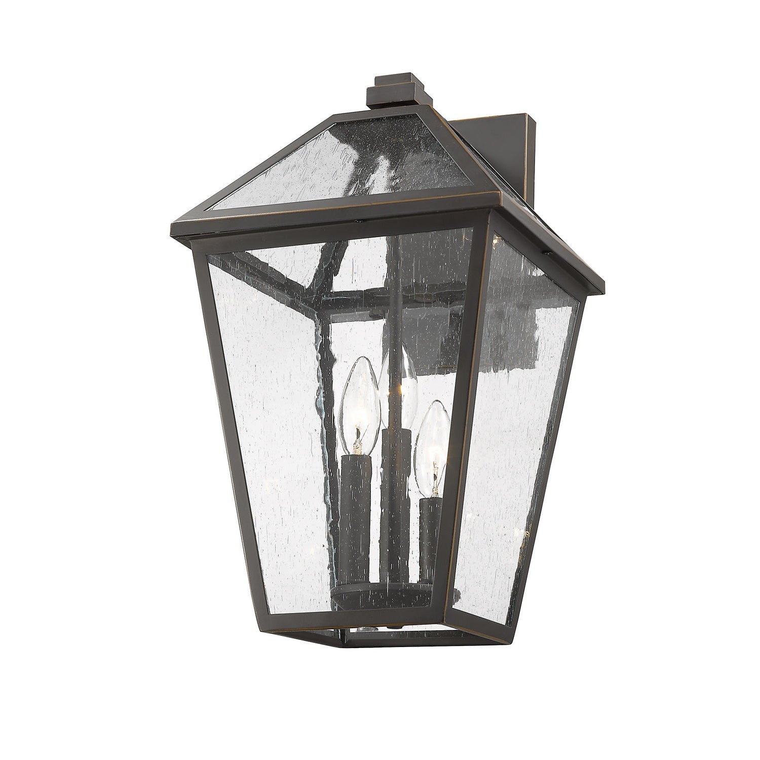 Z-Lite - 579B-ORB - Three Light Outdoor Wall Light - Talbot - Oil Rubbed Bronze