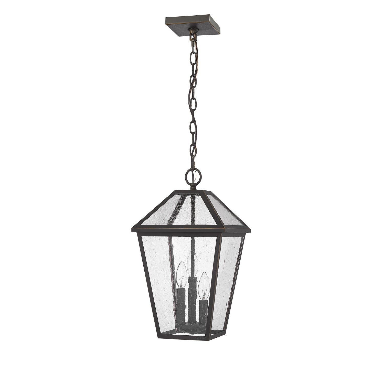 Z-Lite - 579CHB-ORB - Three Light Outdoor Chain Mount Ceiling Fixture - Talbot - Oil Rubbed Bronze