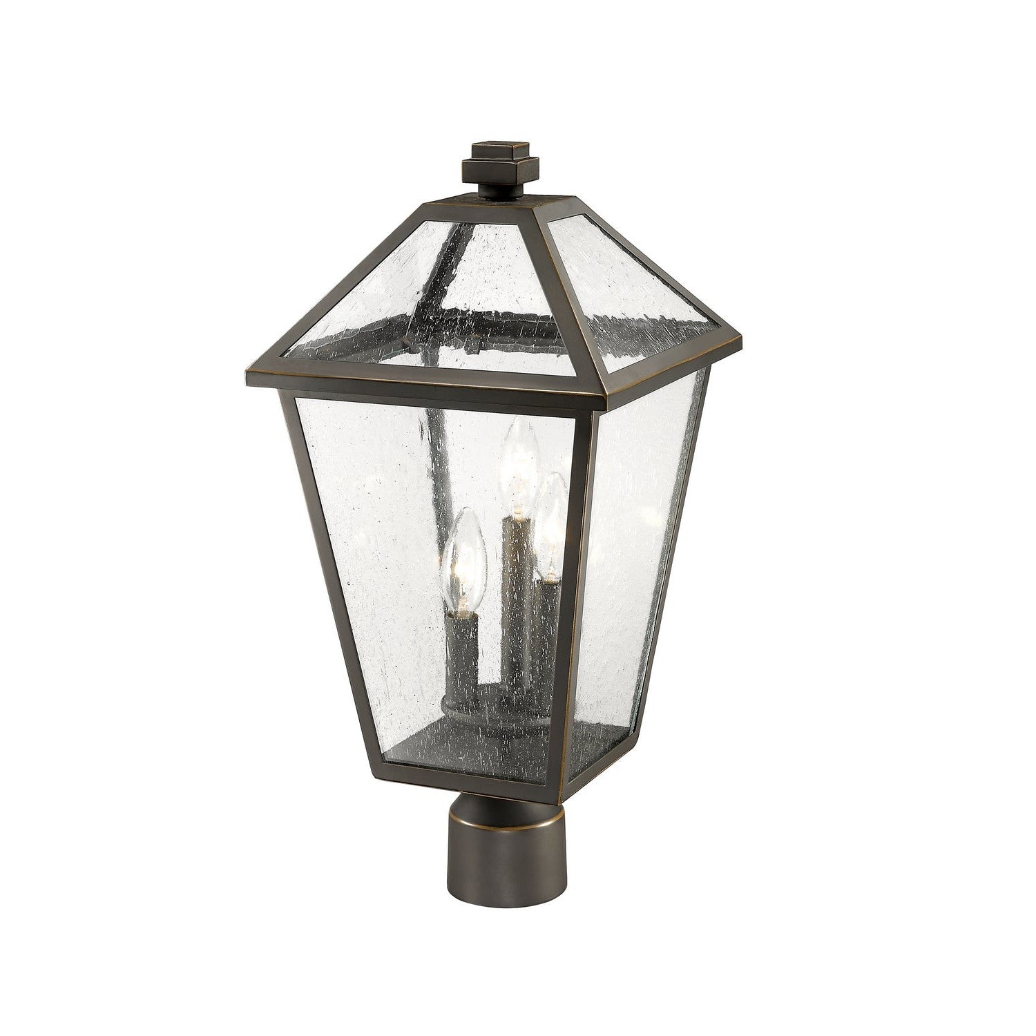Z-Lite - 579PHBR-ORB - Three Light Outdoor Post Mount Fixture - Talbot - Oil Rubbed Bronze