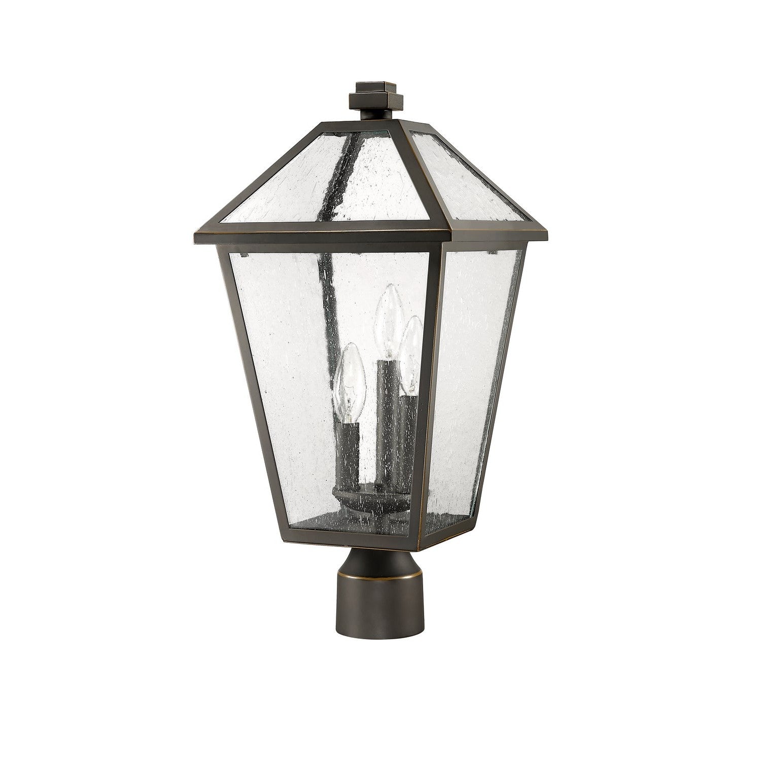 Z-Lite - 579PHBR-ORB - Three Light Outdoor Post Mount Fixture - Talbot - Oil Rubbed Bronze