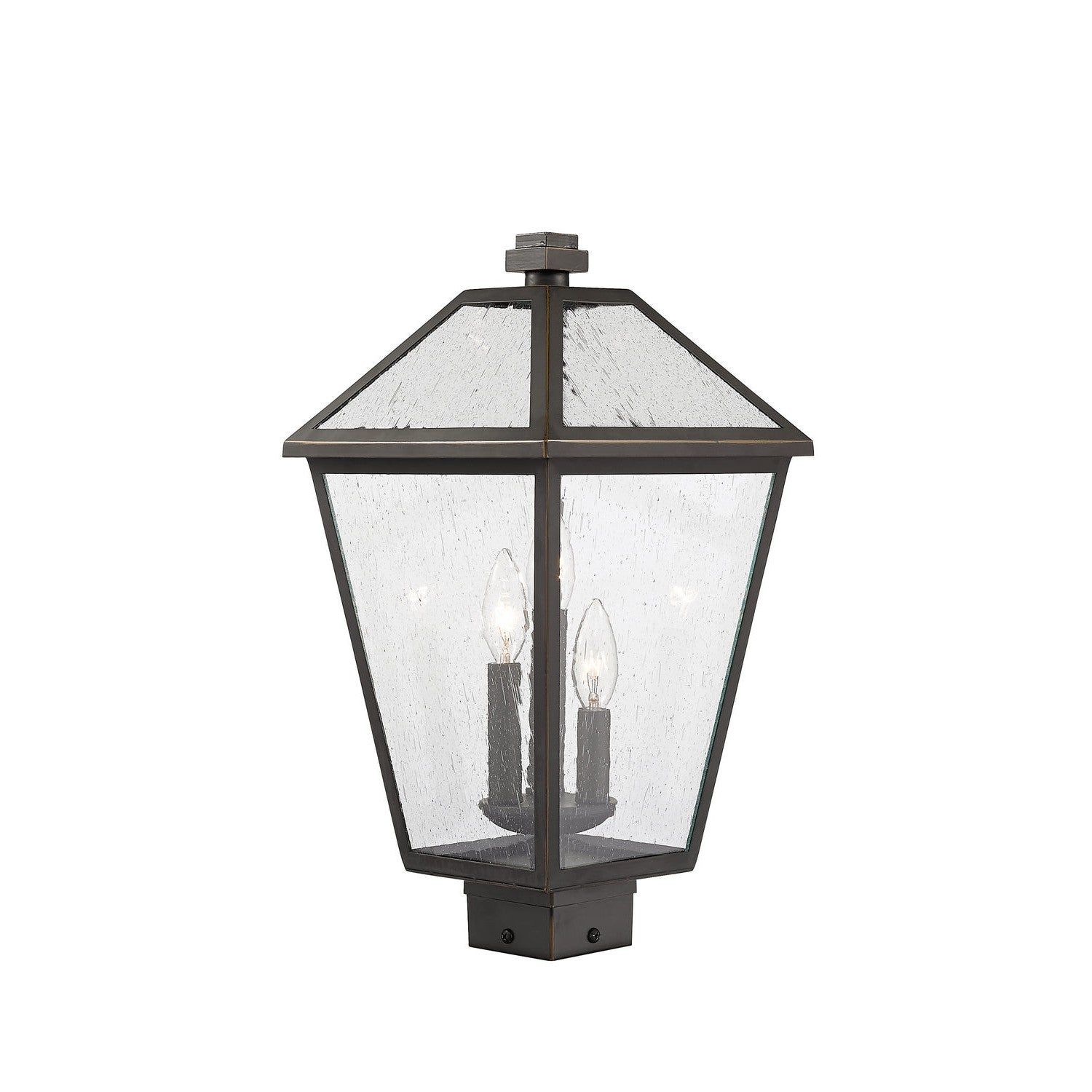 Z-Lite - 579PHBS-ORB - Three Light Outdoor Post Mount Fixture - Talbot - Oil Rubbed Bronze