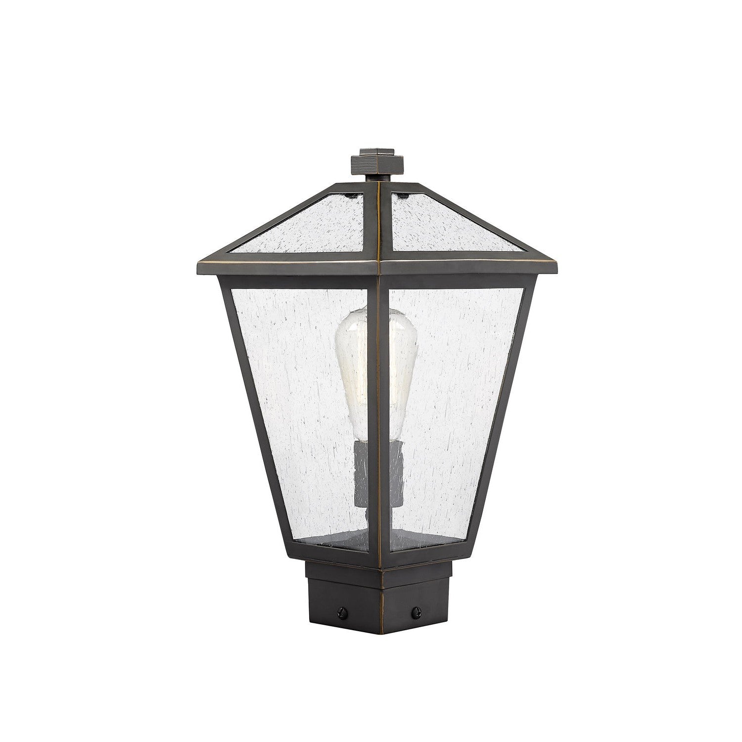Z-Lite - 579PHMS-ORB - One Light Outdoor Post Mount Fixture - Talbot - Oil Rubbed Bronze