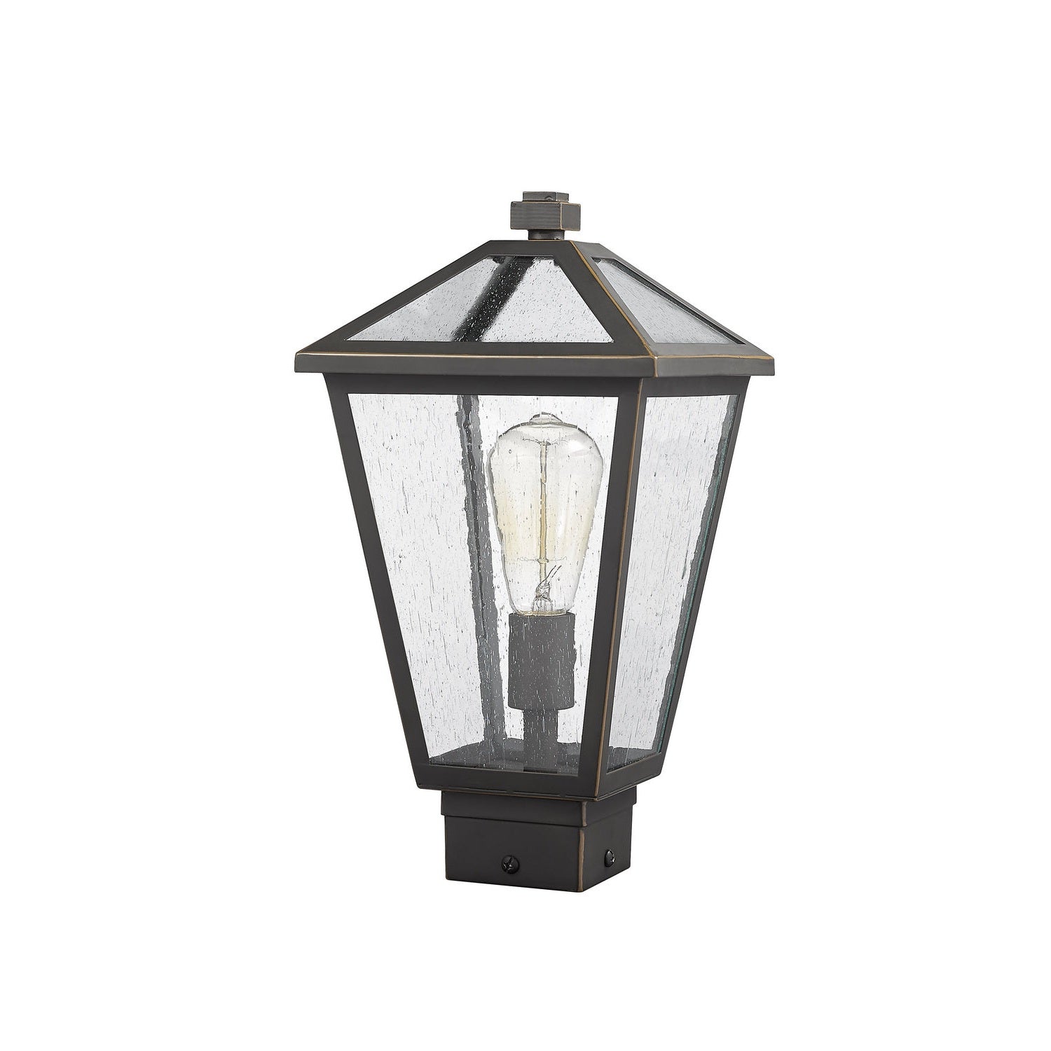 Z-Lite - 579PHMS-ORB - One Light Outdoor Post Mount Fixture - Talbot - Oil Rubbed Bronze