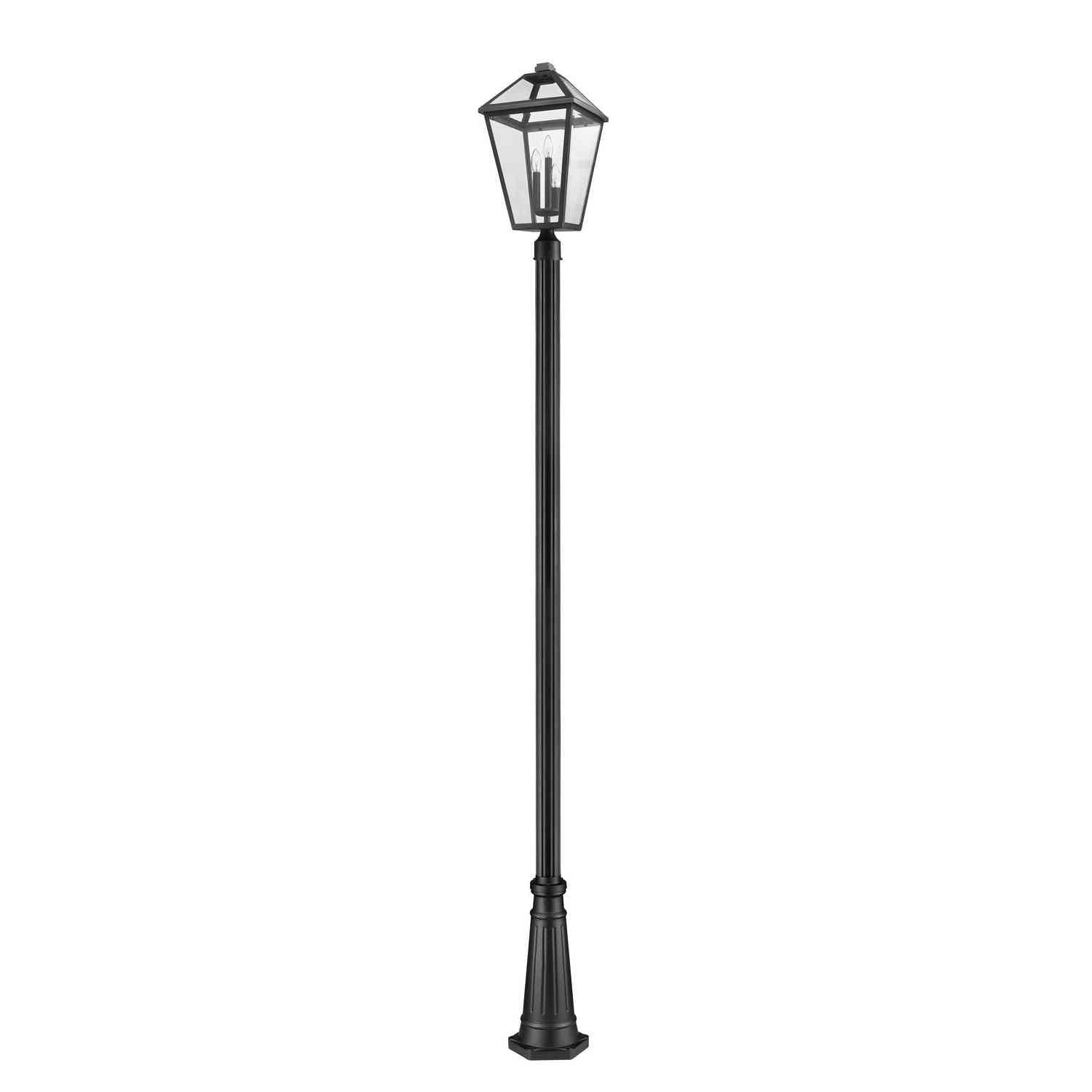Z-Lite - 579PHXLR-519P-BK - Three Light Outdoor Post Mounted Fixture - Talbot - Black