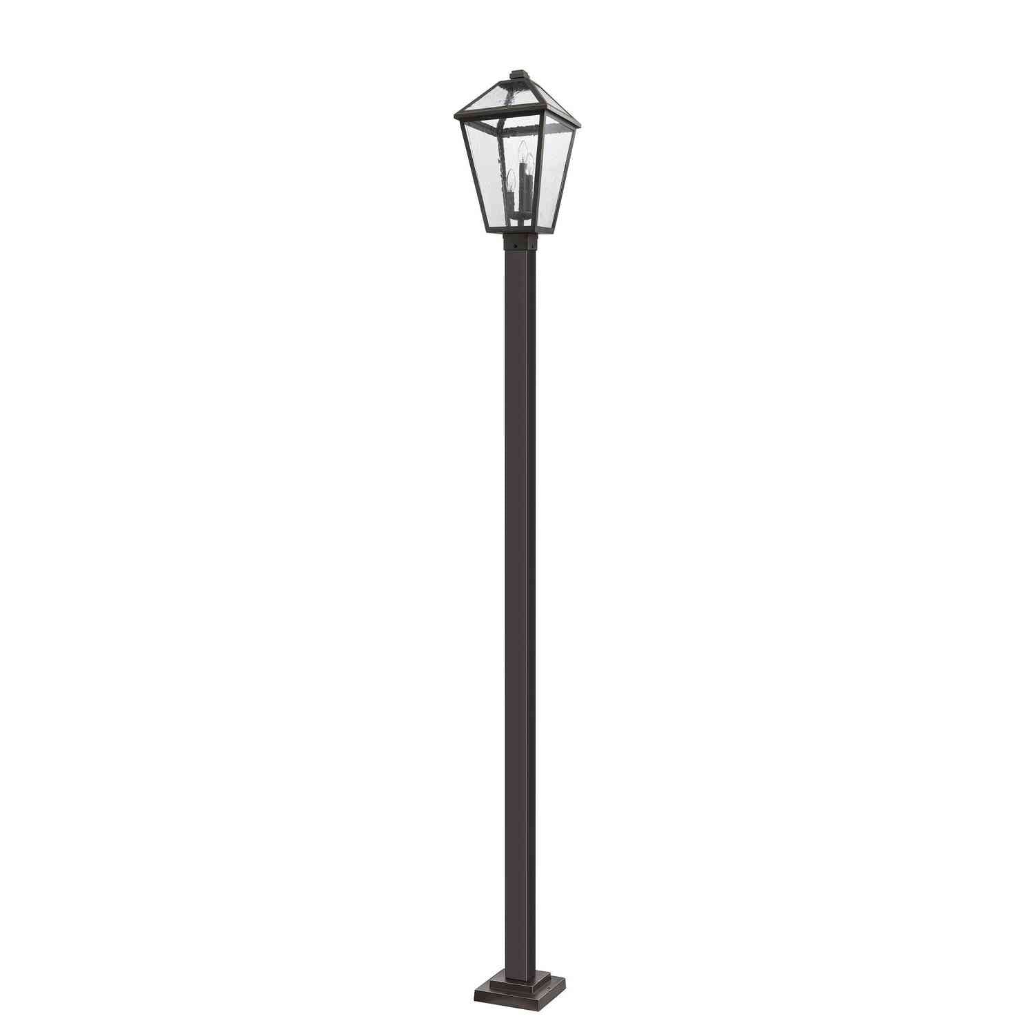 Z-Lite - 579PHXLS-536P-ORB - Three Light Outdoor Post Mounted Fixture - Talbot - Oil Rubbed Bronze