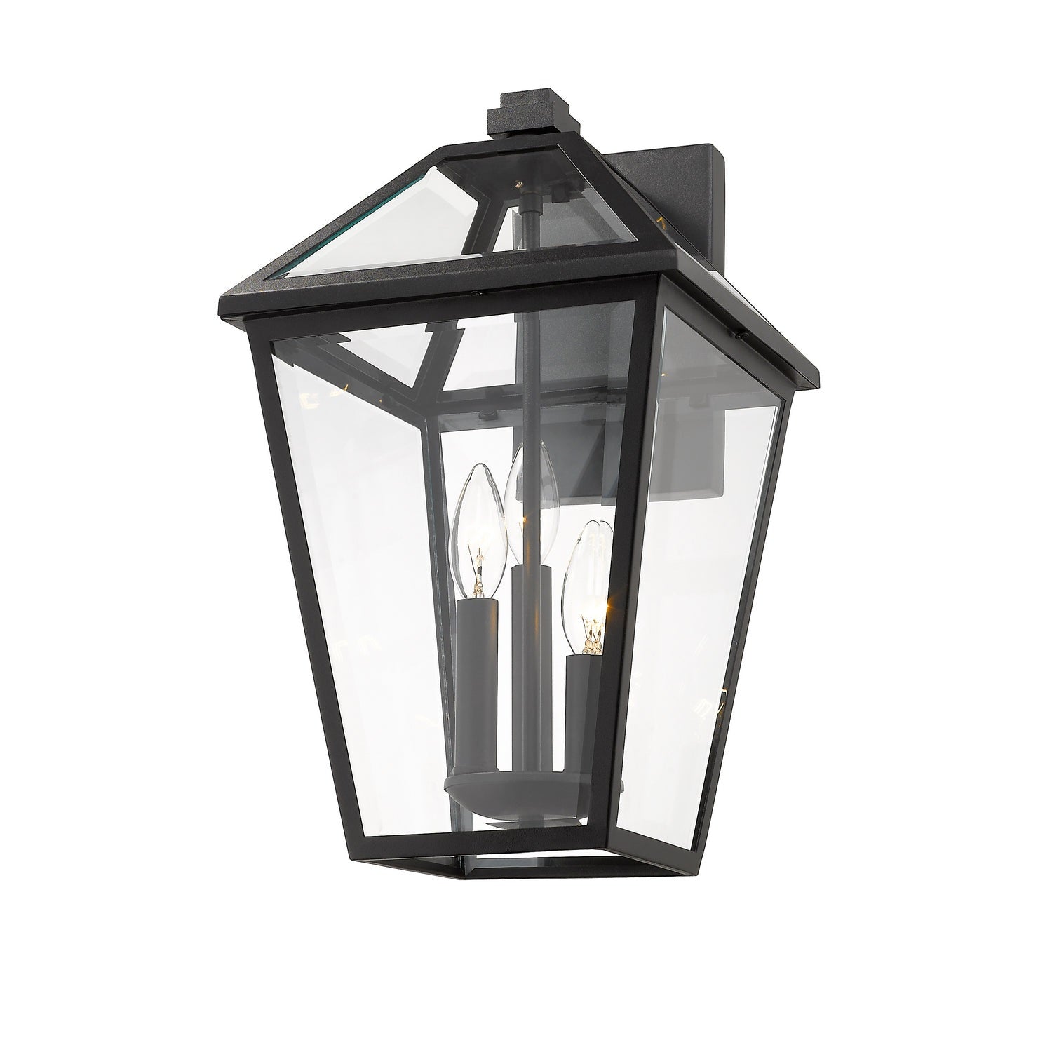 Z-Lite - 579XL-BK - Three Light Outdoor Wall Light - Talbot - Black