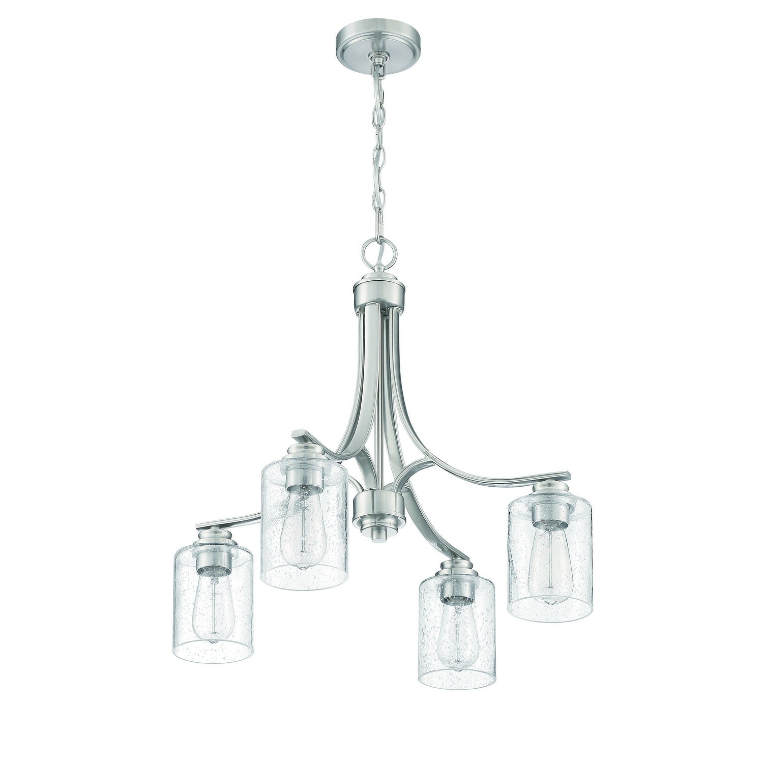 Craftmade - 50524-BNK - Four Light Chandelier - Bolden - Brushed Polished Nickel