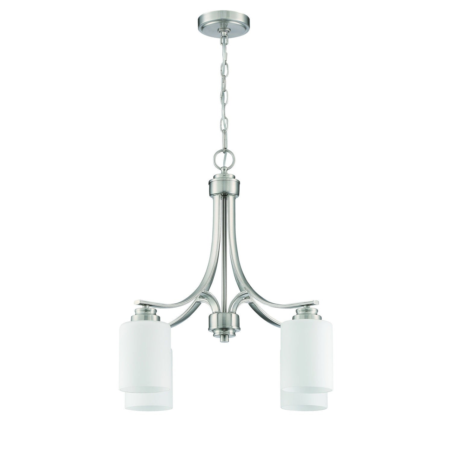 Craftmade - 50524-BNK-WG - Four Light Chandelier - Bolden - Brushed Polished Nickel