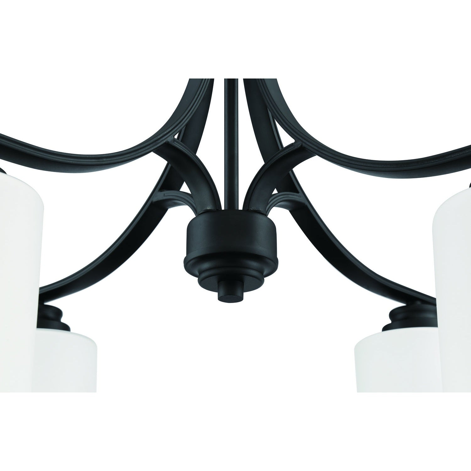 Craftmade - 50524-FB-WG - Four Light Chandelier - Bolden - Flat Black