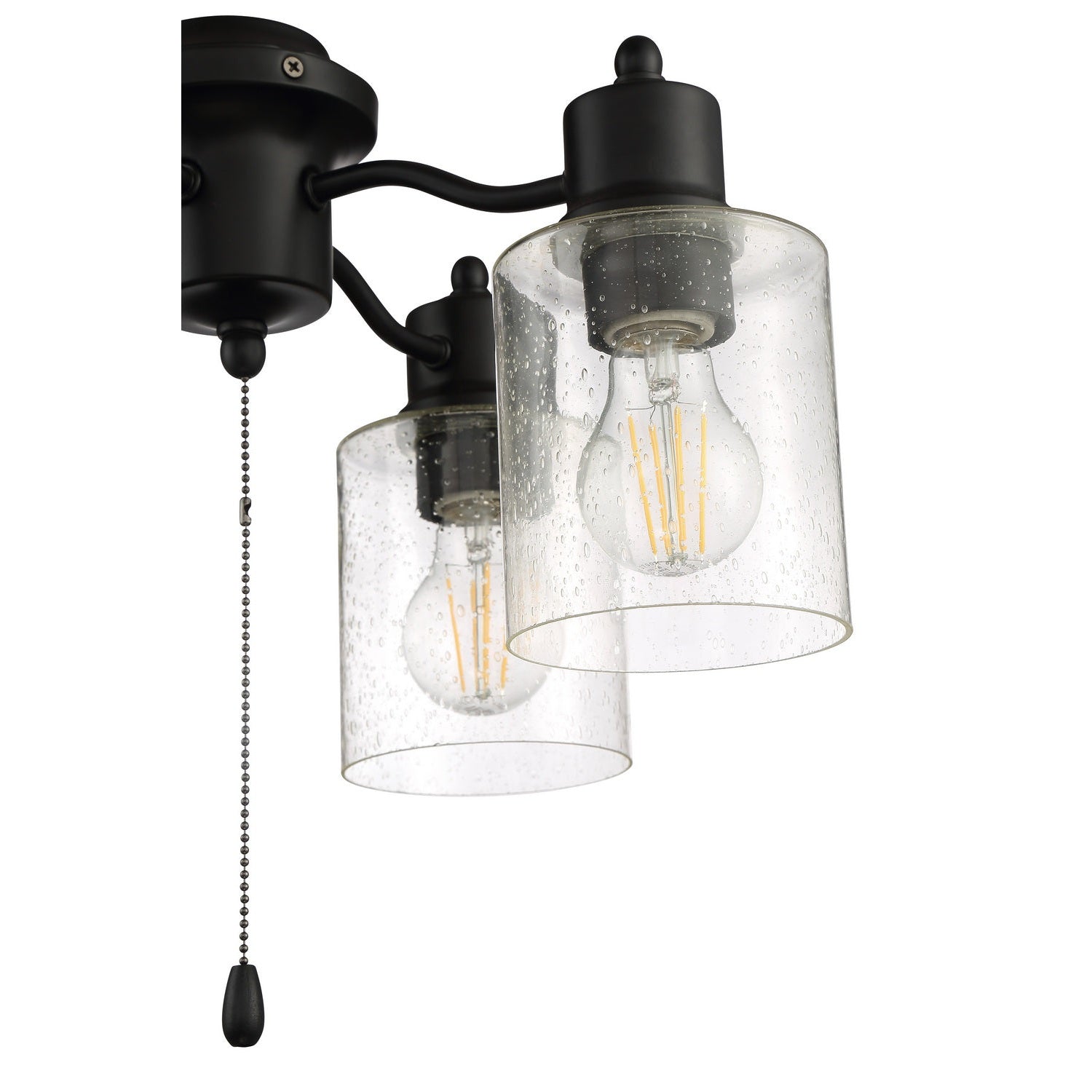 Craftmade - LK403107-FB-LED - LED Fan Light Kit - Light Kit-Armed - Flat Black