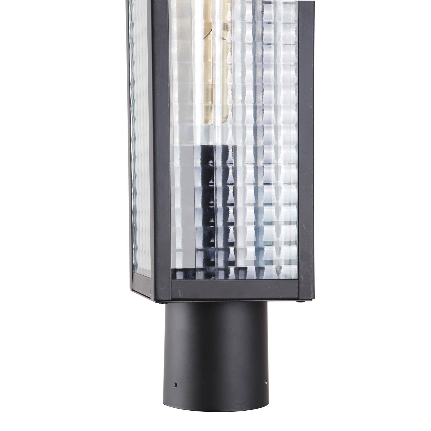 Craftmade - Z4525-MN-SC - One Light Post Mount - Deka - Midnight
