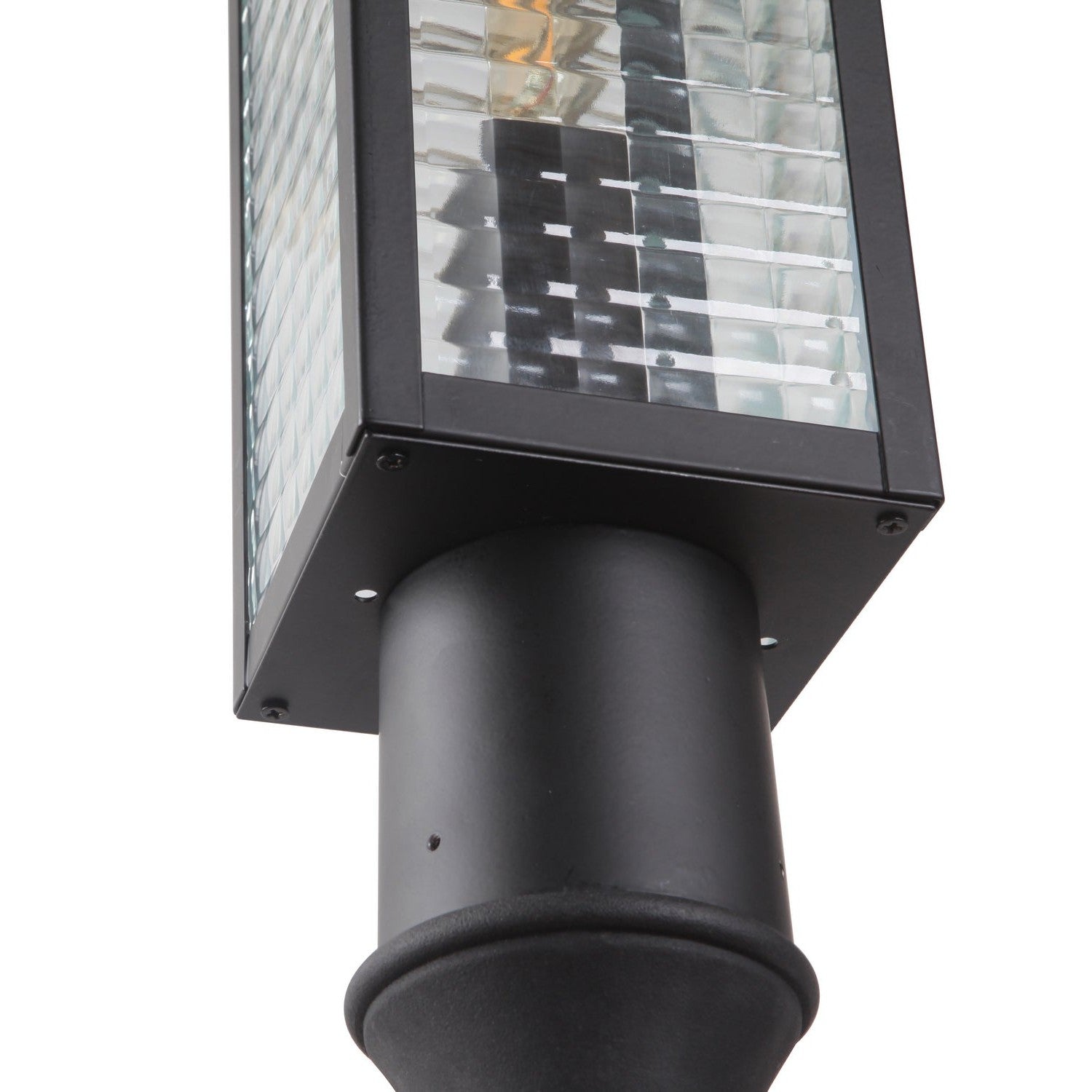 Craftmade - Z4525-MN-SC - One Light Post Mount - Deka - Midnight