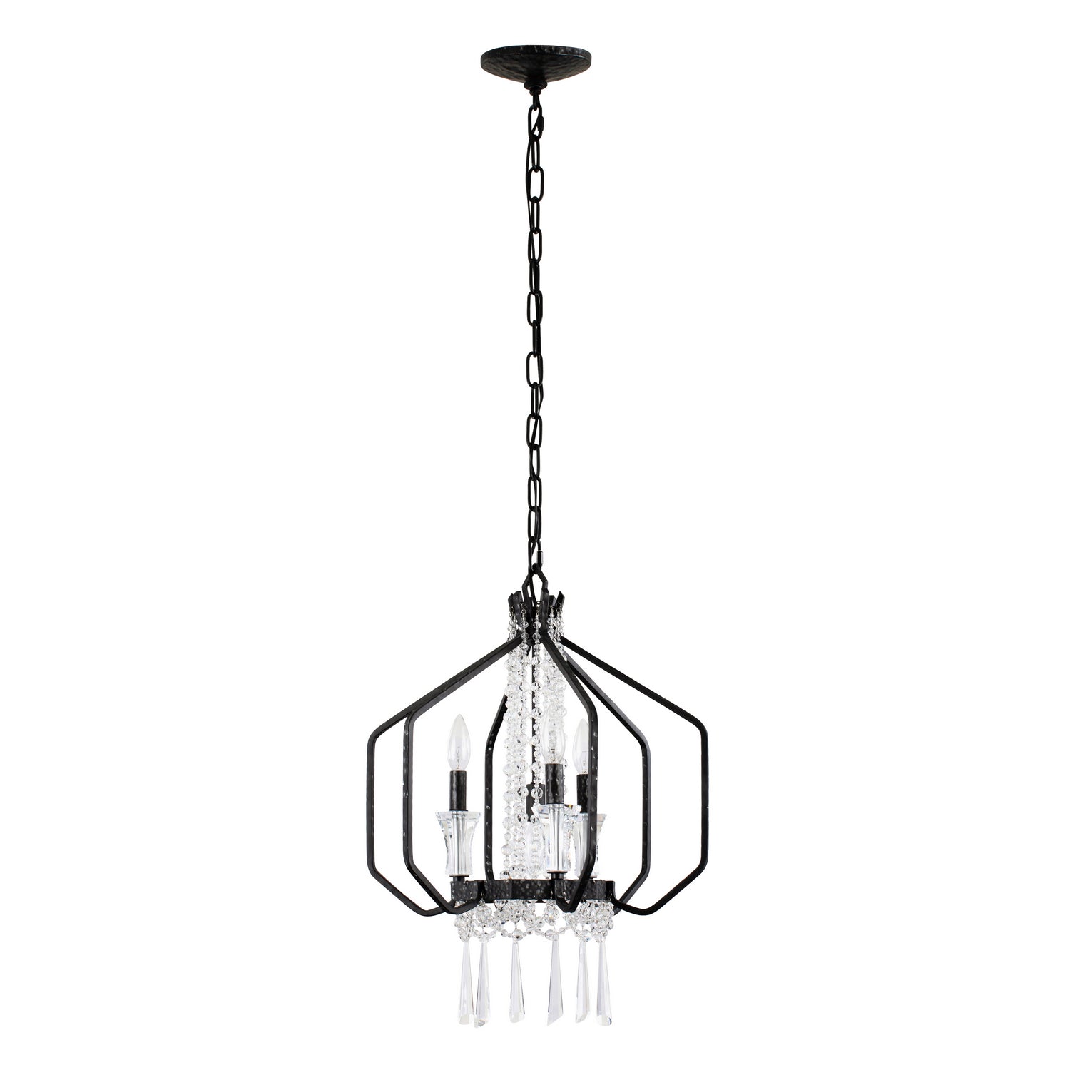 Varaluz - 270P04OX - Four Light Pendant - Barcelona - Onyx