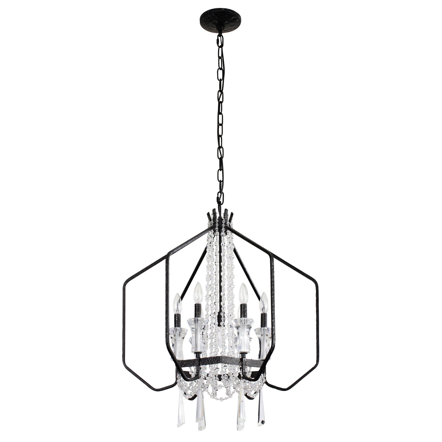 Varaluz - 270P07OX - Seven Light Pendant - Barcelona - Onyx