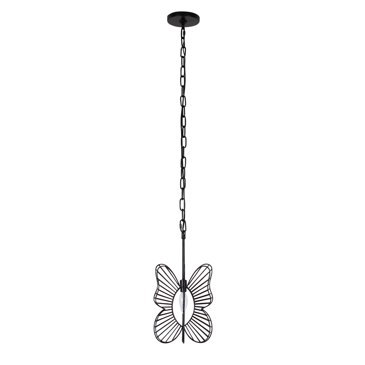 Varaluz - 330M01BL - One Light Mini Pendant - Monarch - Black