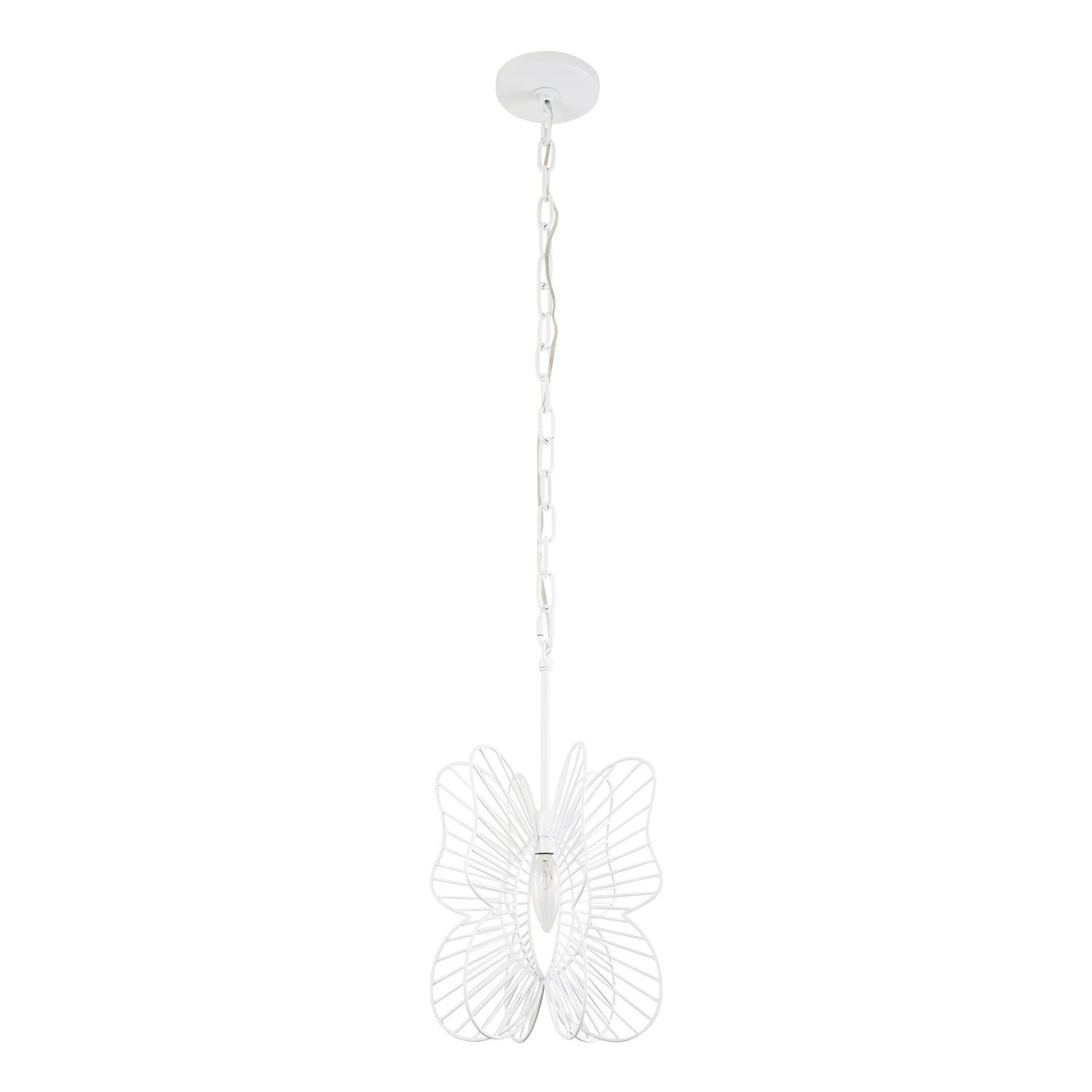 Varaluz - 330M01WH - One Light Mini Pendant - Monarch - White