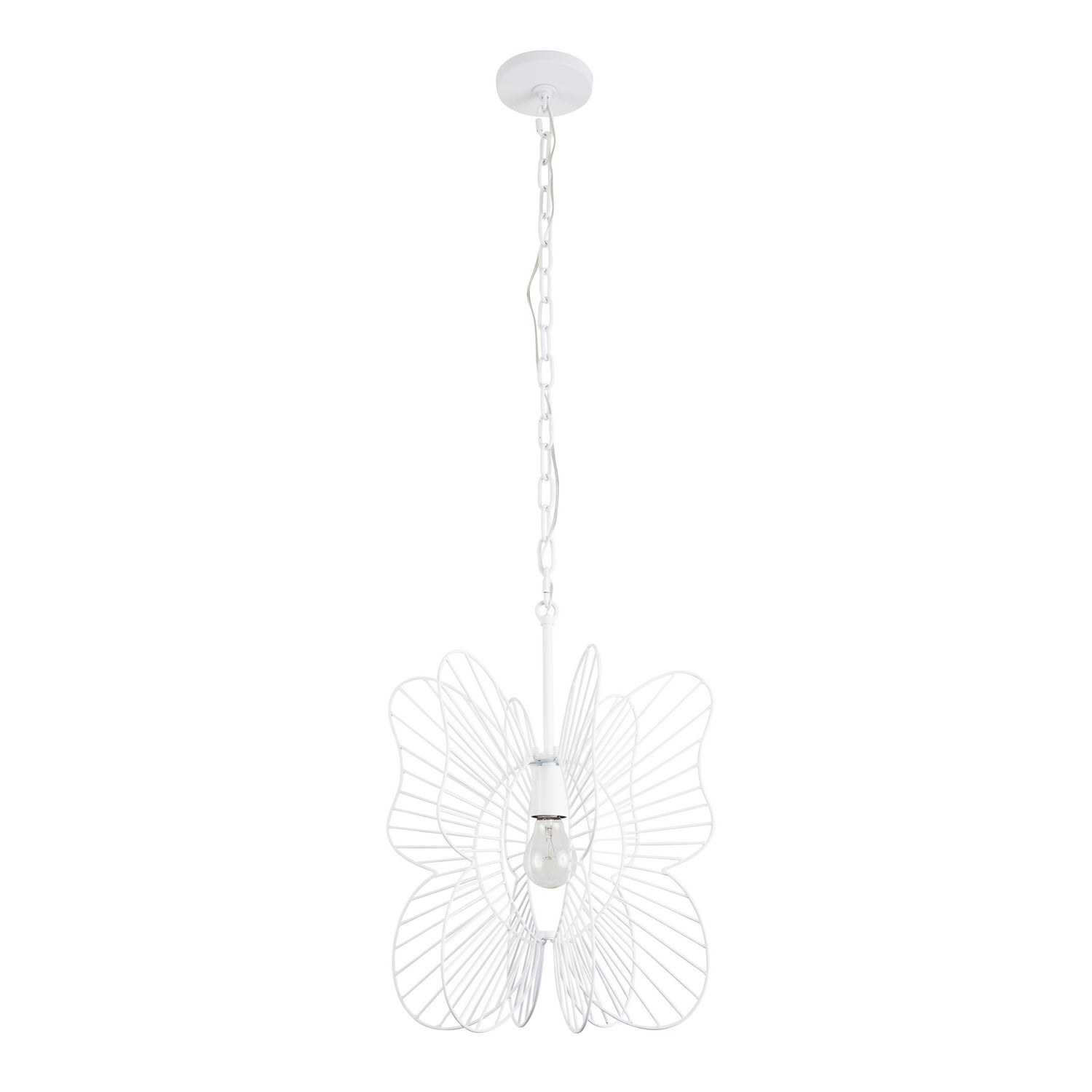 Varaluz - 330P01WH - One Light Mini Pendant - Monarch - White