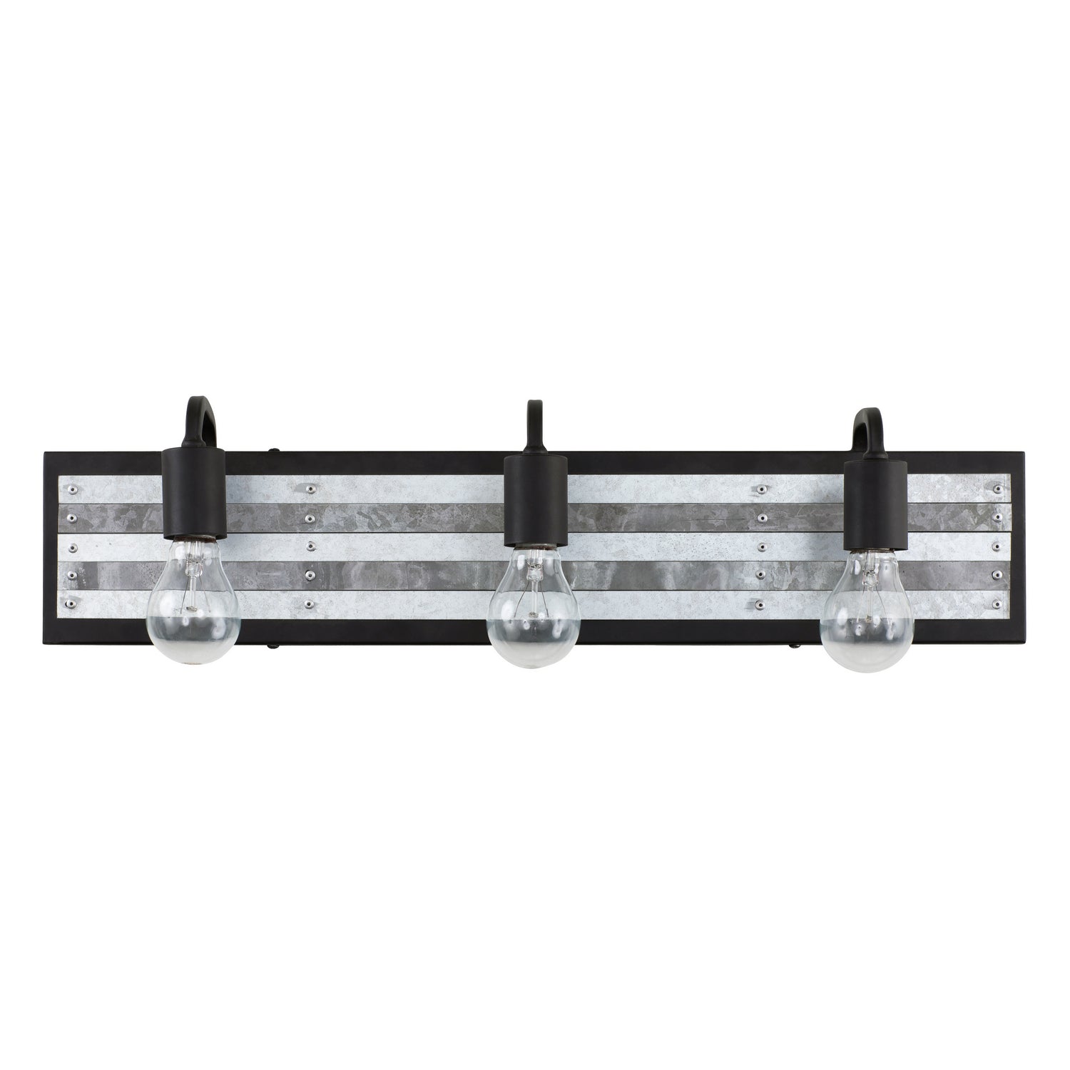 Varaluz - 336B03BL - Three Light Bath - Abbey Rose - Black/Galvanized