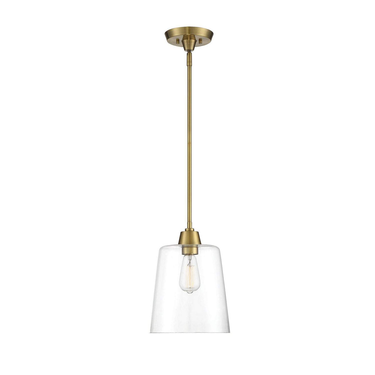 Meridian - M70081NB - One Light Pendant - Mpend - Natural Brass