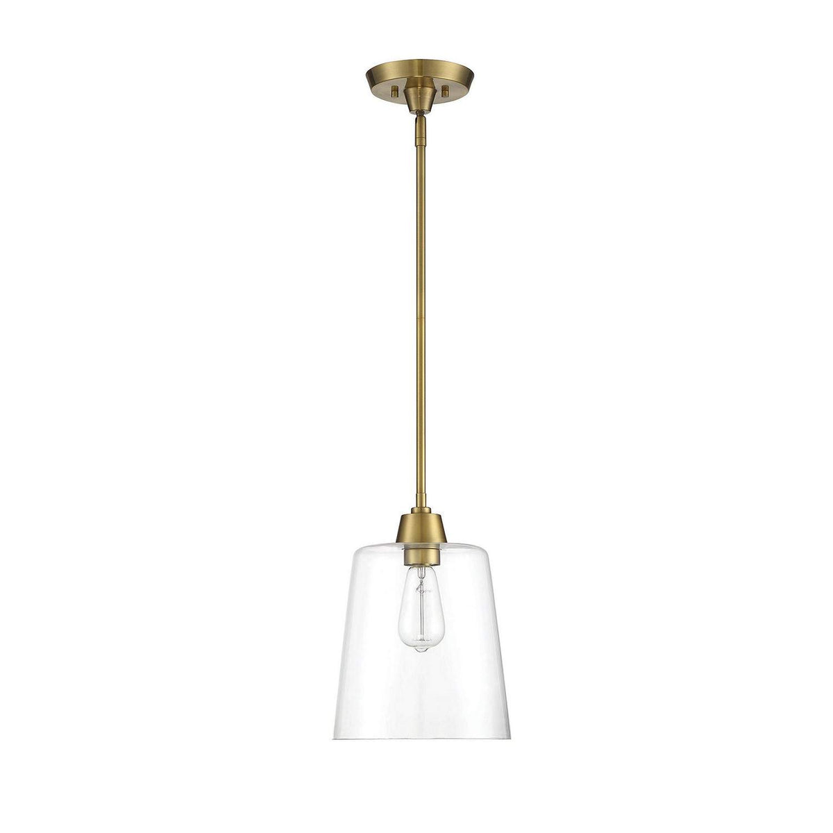 Meridian - M70081NB - One Light Pendant - Mpend - Natural Brass