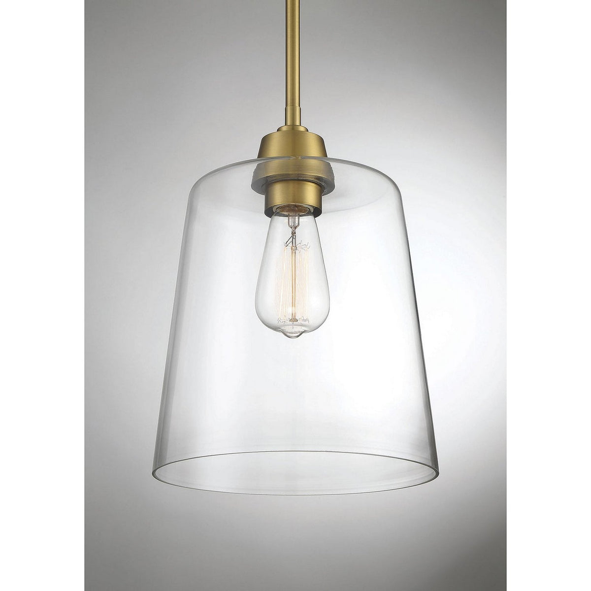 Meridian - M70081NB - One Light Pendant - Mpend - Natural Brass
