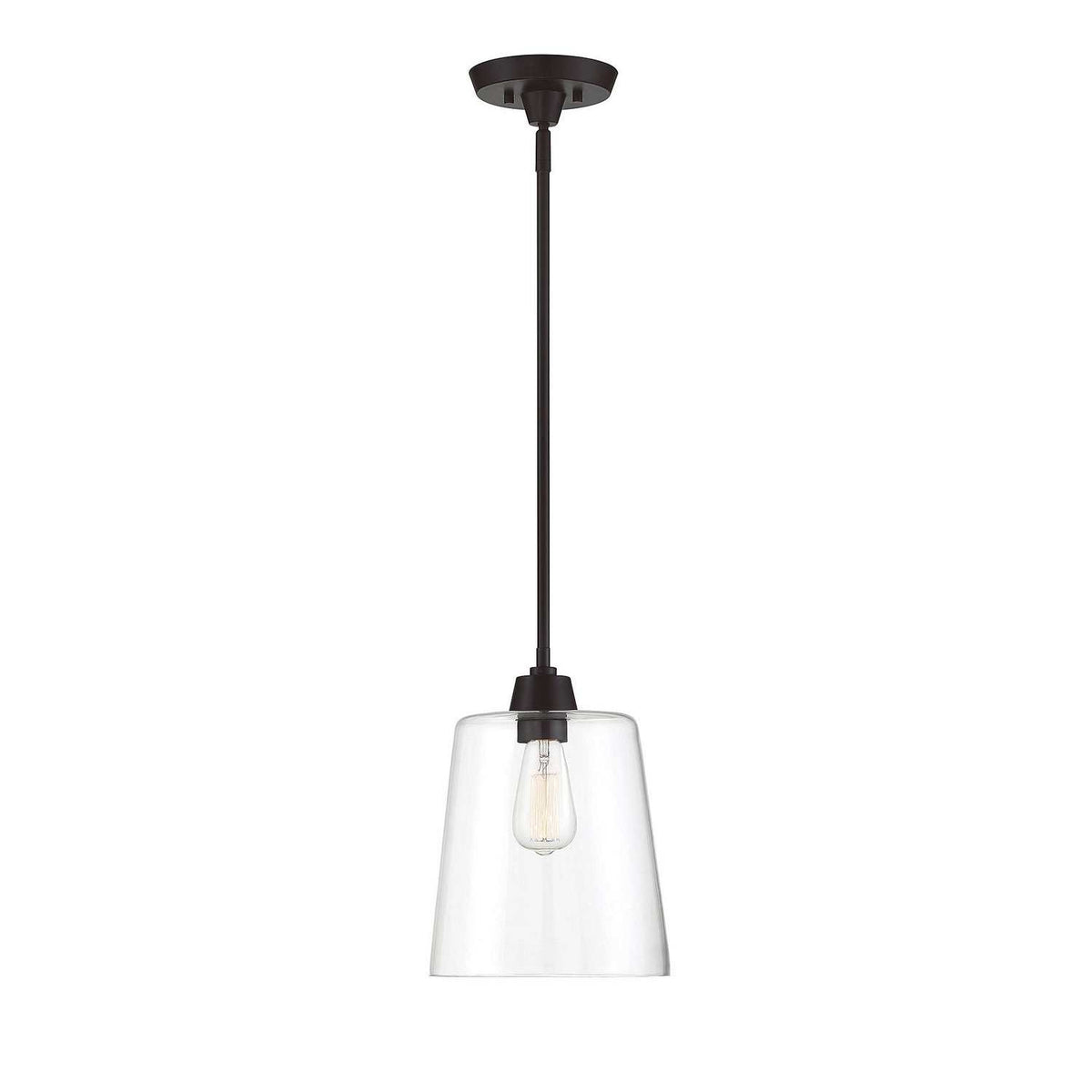 Meridian - M70081ORB - One Light Pendant - Mpend - Oil Rubbed Bronze