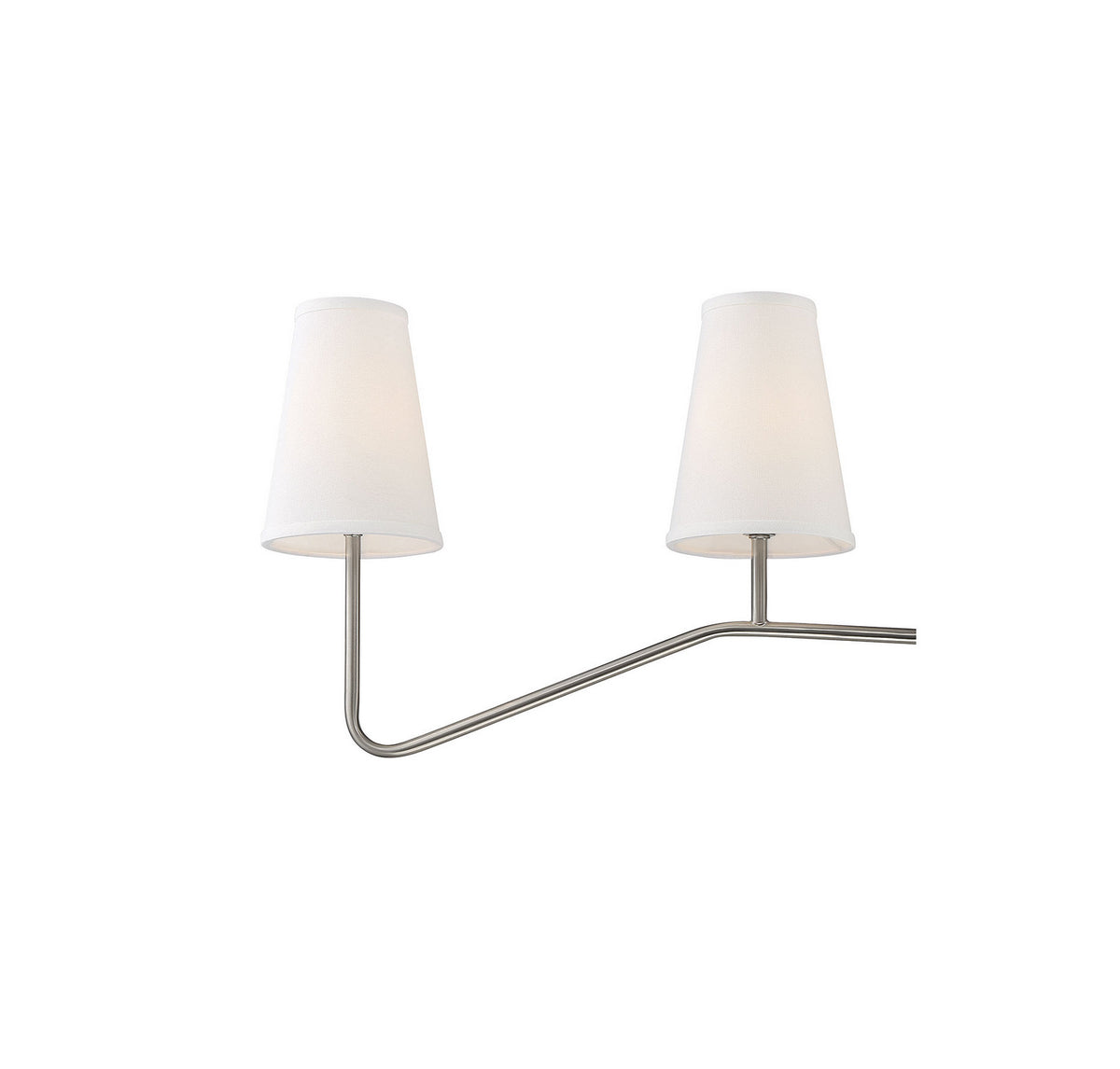 Meridian - M10078BN - Four Light Chandelier - Mchan - Brushed Nickel