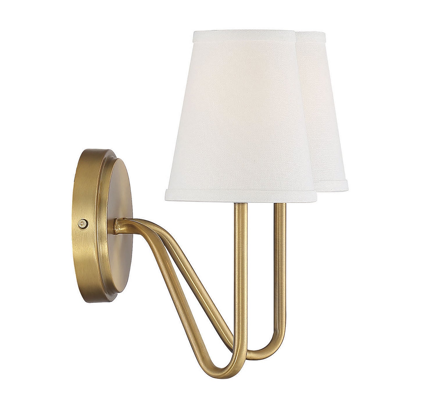 Meridian - M90055NB - Two Light Wall Sconce - Mscon - Natural Brass