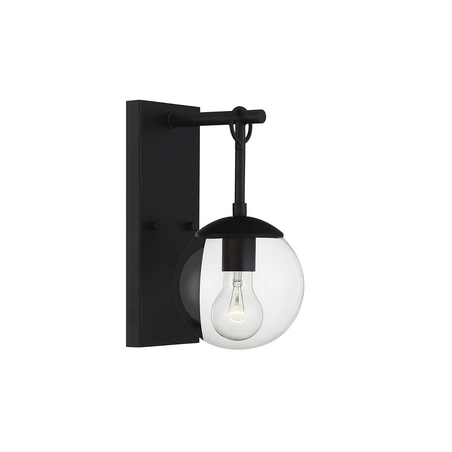 Meridian - M50029BK - One Light Outdoor Wall Sconce - Moutd - Matte Black