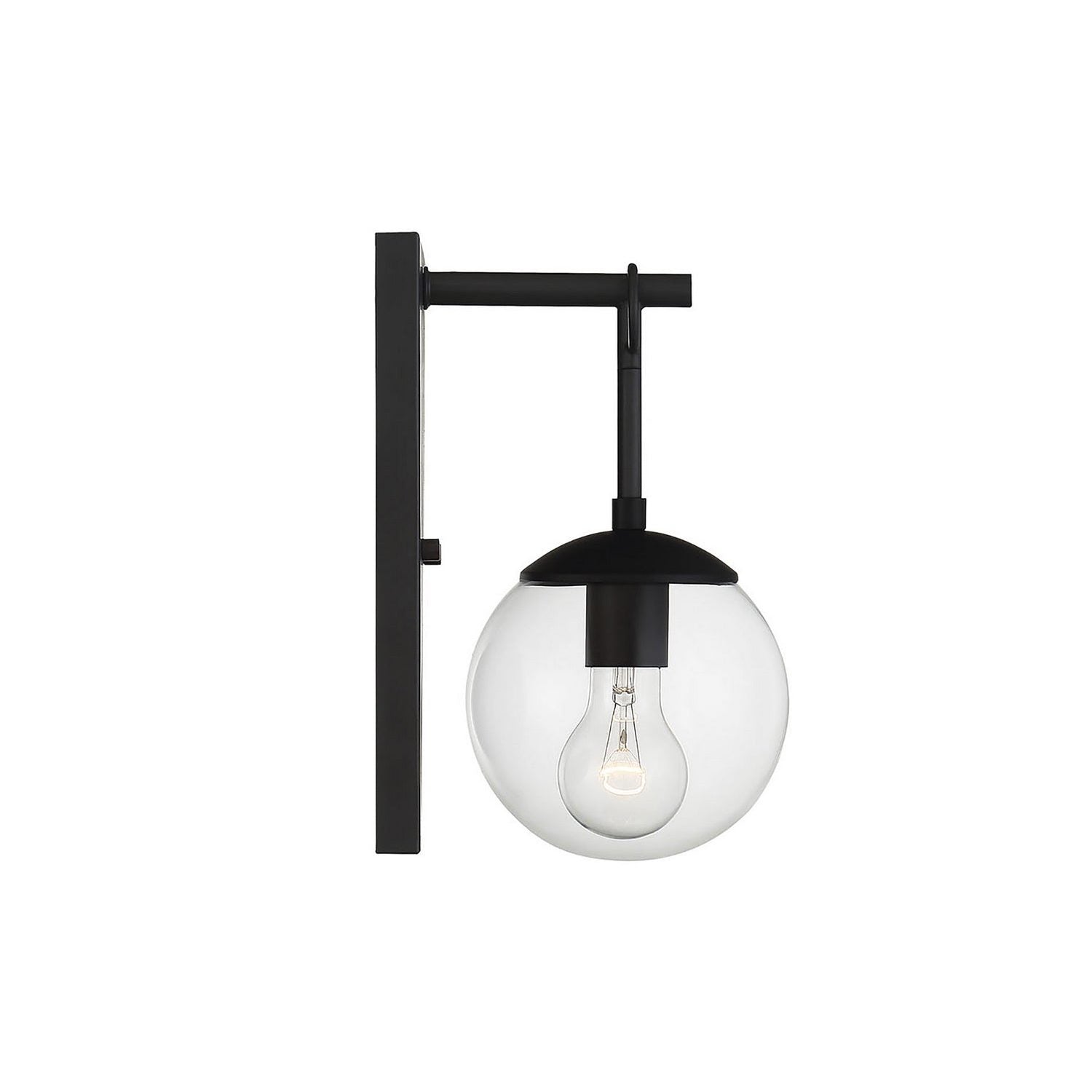 Meridian - M50029BK - One Light Outdoor Wall Sconce - Moutd - Matte Black