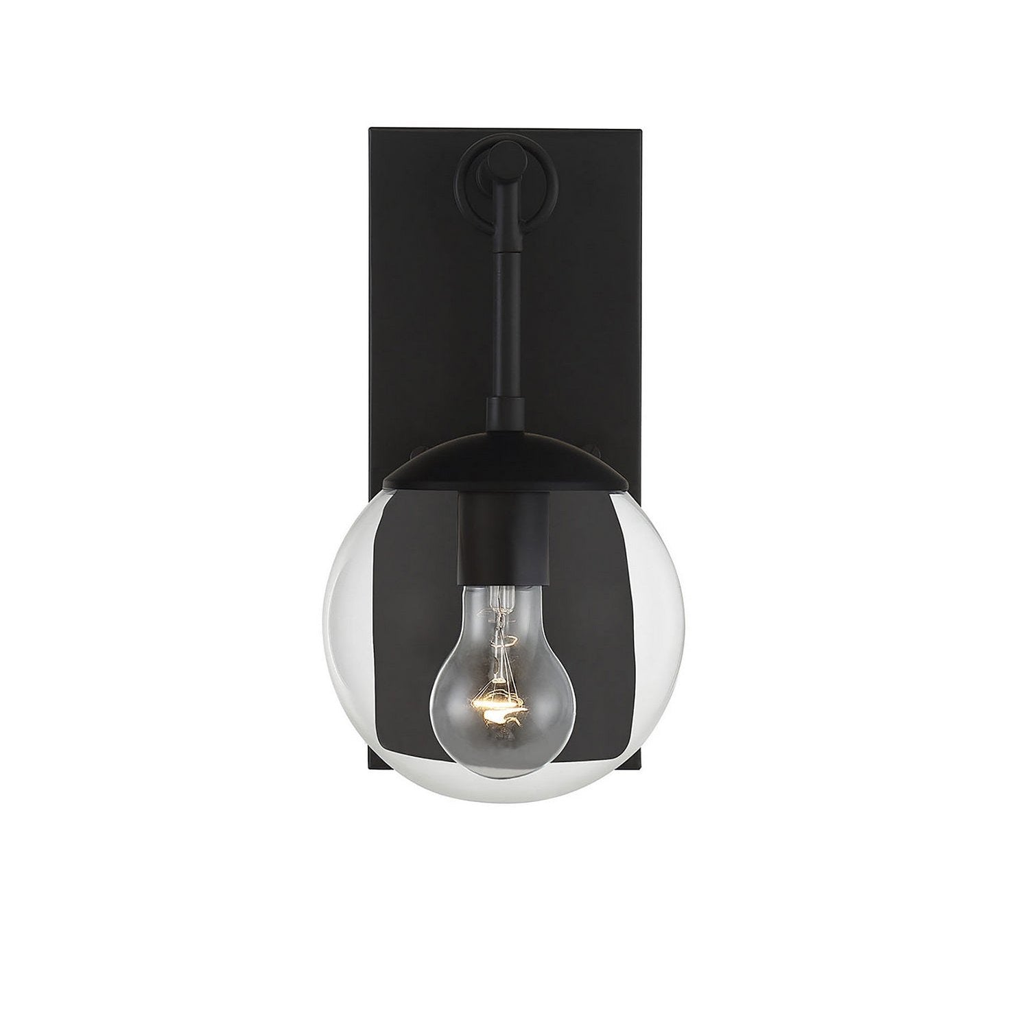 Meridian - M50029BK - One Light Outdoor Wall Sconce - Moutd - Matte Black