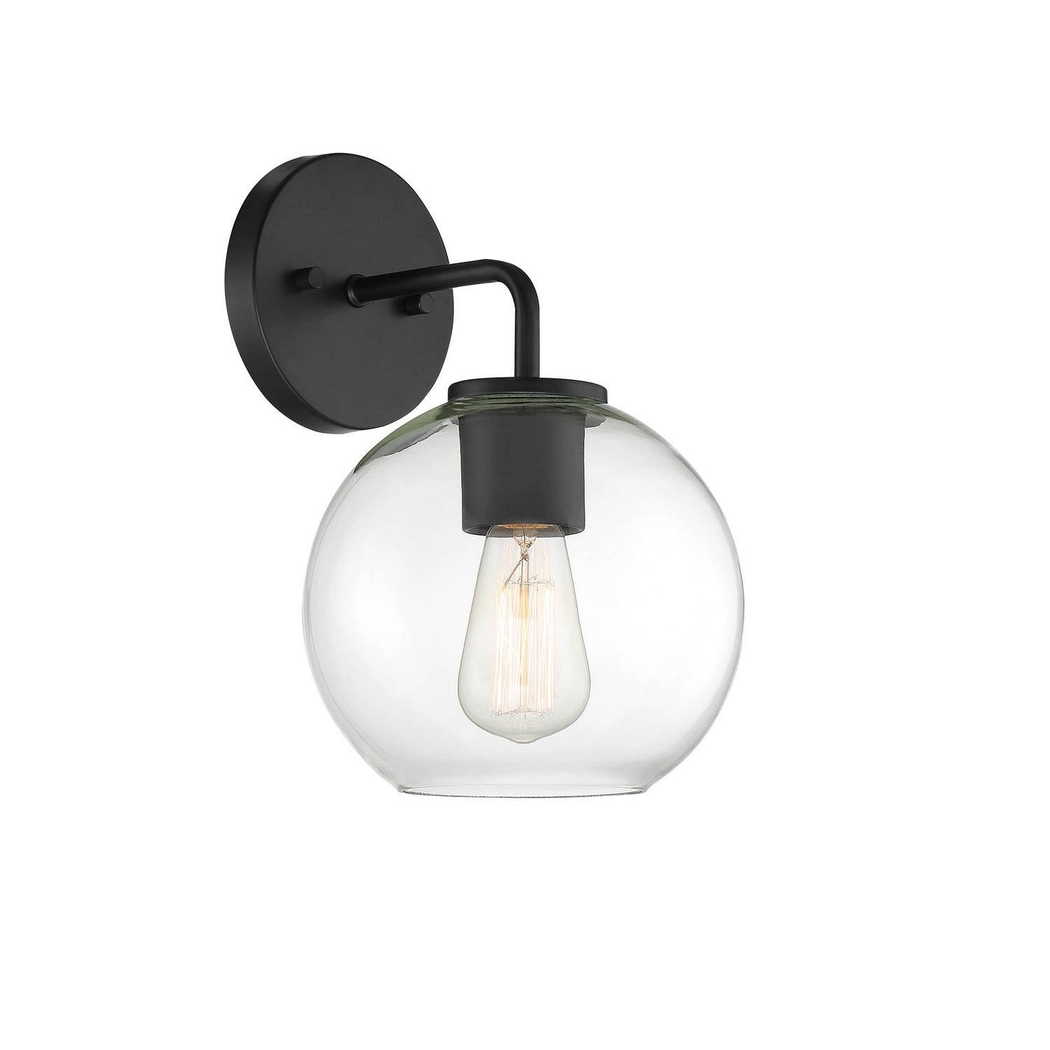 Meridian - M50044BK - One Light Outdoor Wall Sconce - Moutd - Matte Black