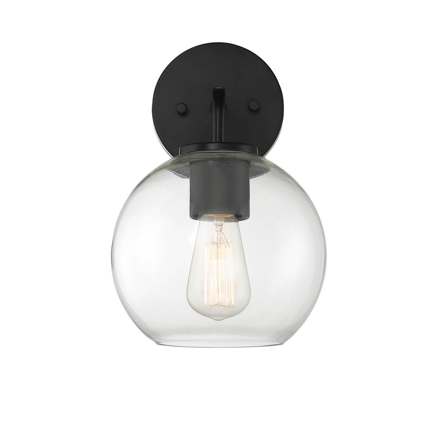 Meridian - M50044BK - One Light Outdoor Wall Sconce - Moutd - Matte Black