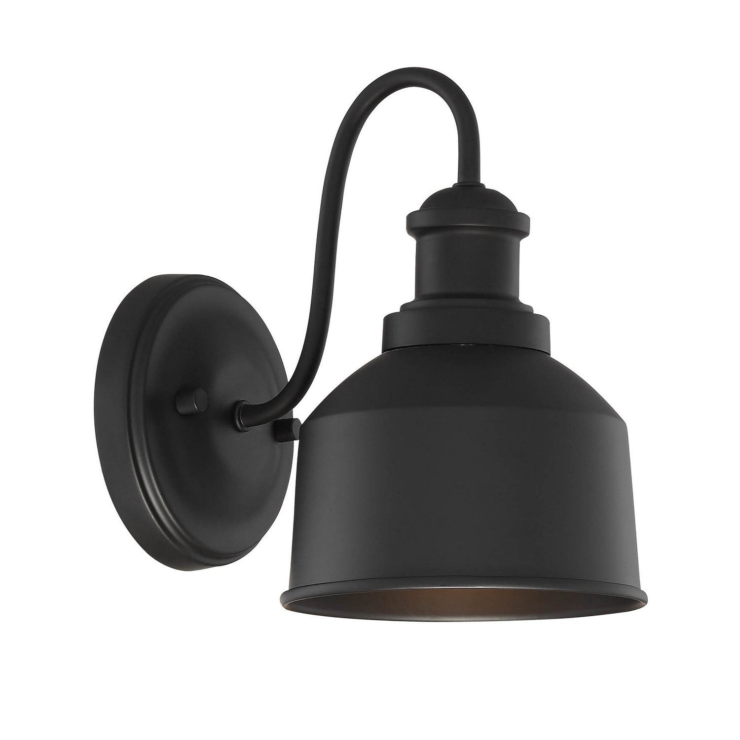 Meridian - M50046BK - One Light Outdoor Wall Sconce - Moutd - Matte Black