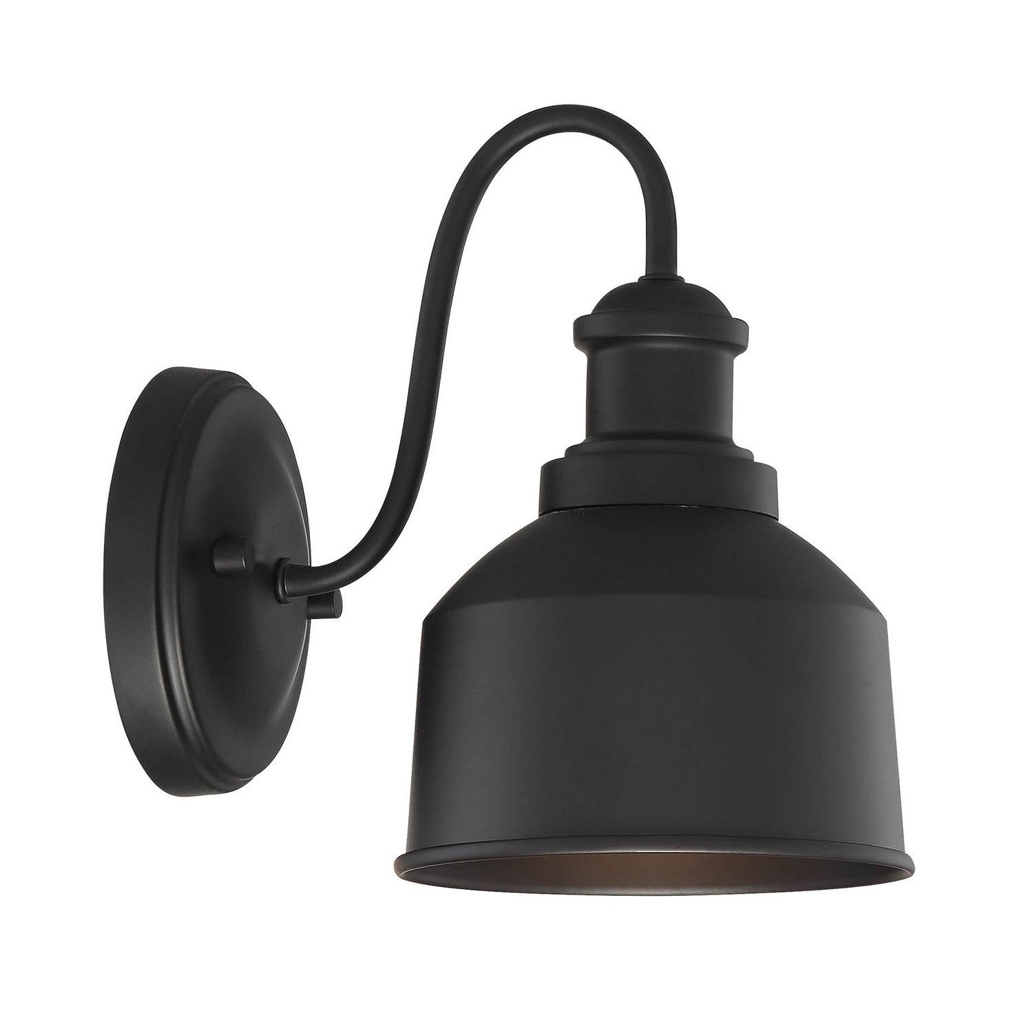 Meridian - M50046BK - One Light Outdoor Wall Sconce - Moutd - Matte Black