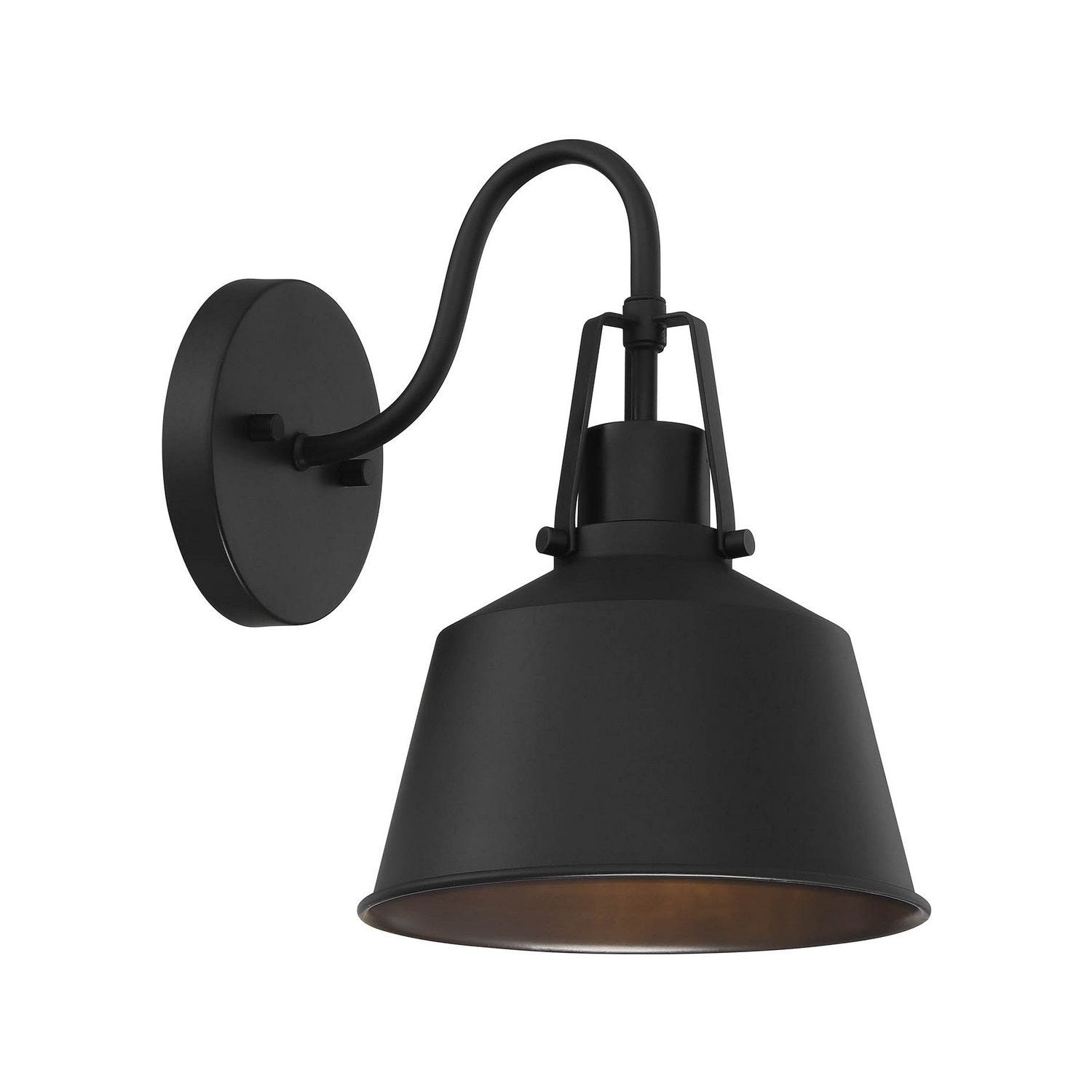 Meridian - M50049BK - One Light Outdoor Wall Sconce - Moutd - Matte Black