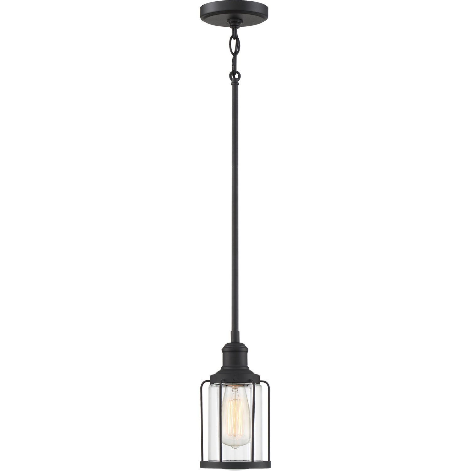 Quoizel - LUD1505EK - One Light Mini Pendant - Ludlow - Earth Black