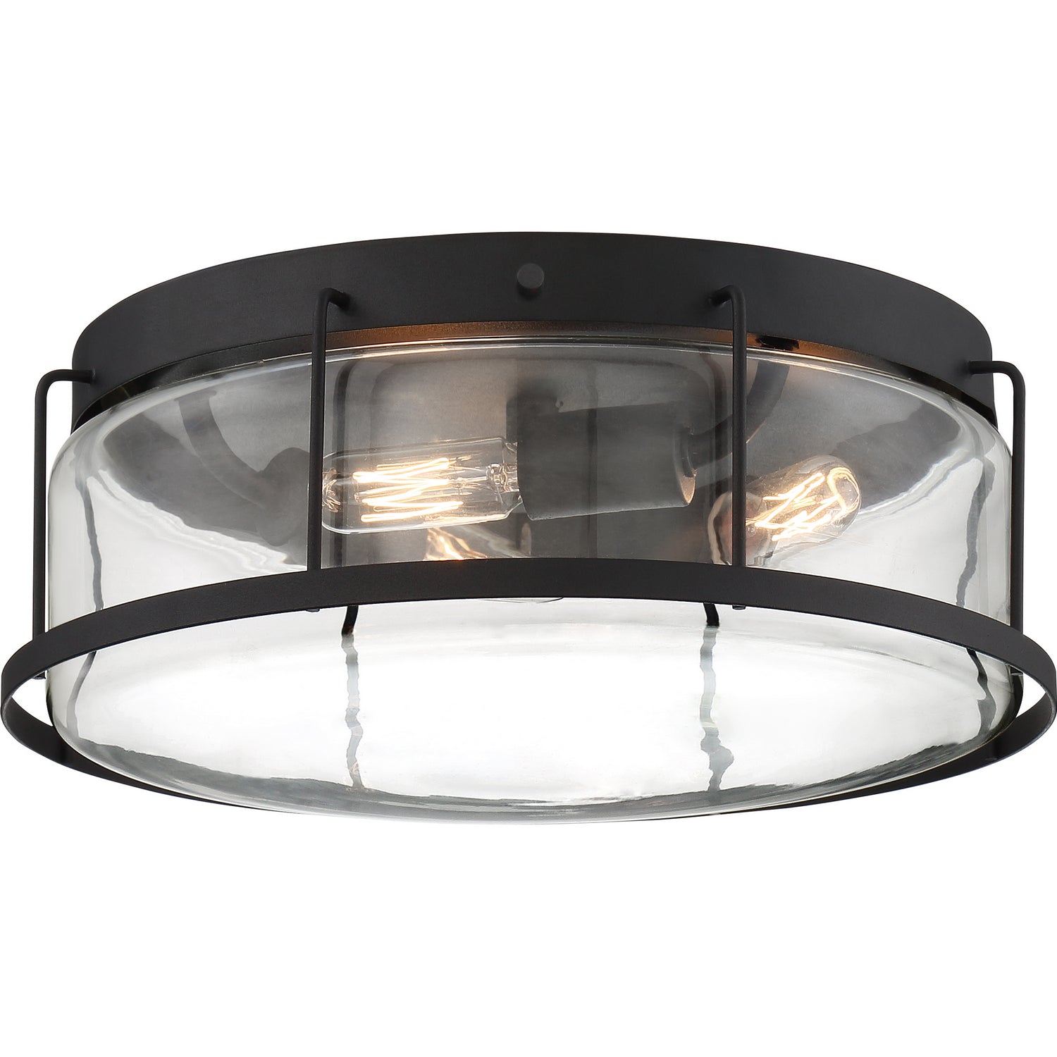 Quoizel - LUD1613EK - Three Light Flush Mount - Ludlow - Earth Black