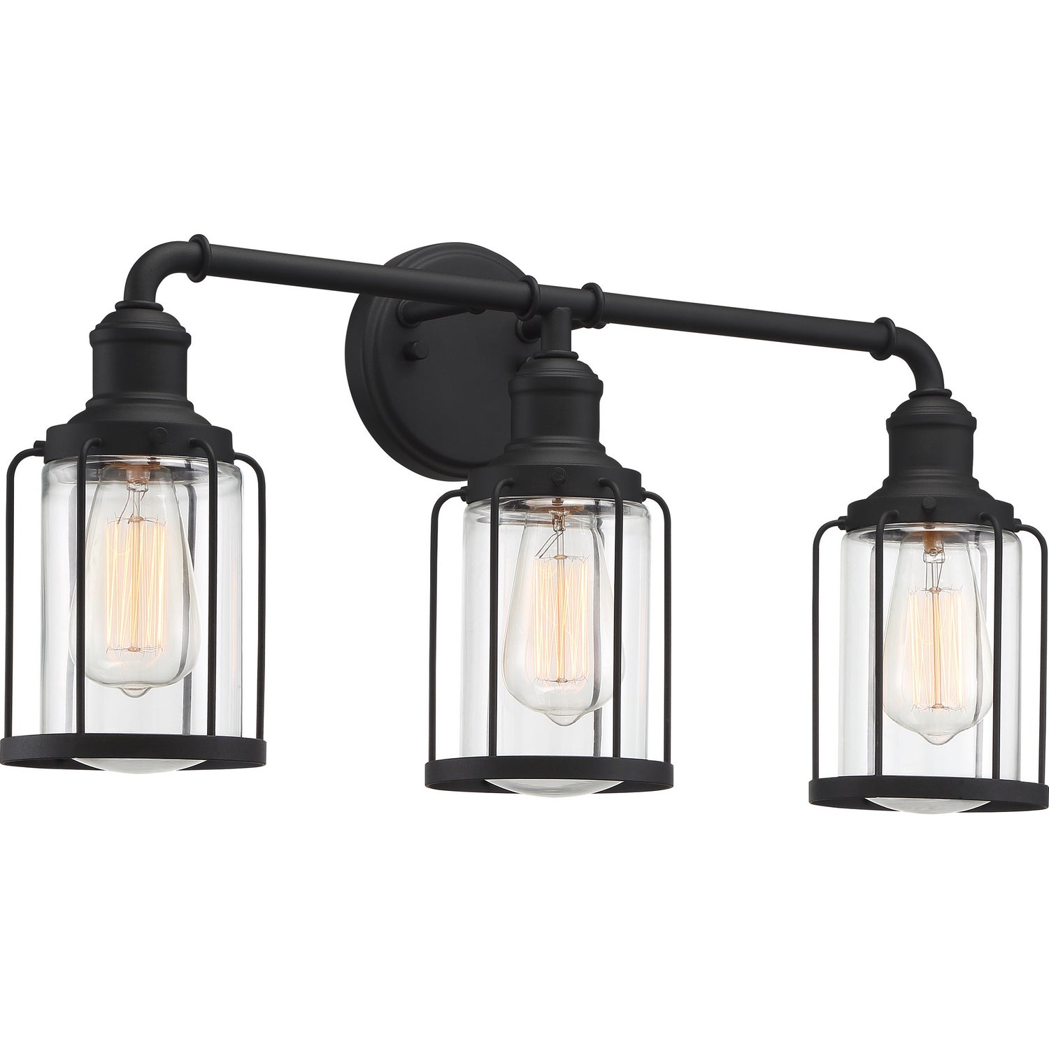 Quoizel - LUD8624EK - Three Light Bath - Ludlow - Earth Black