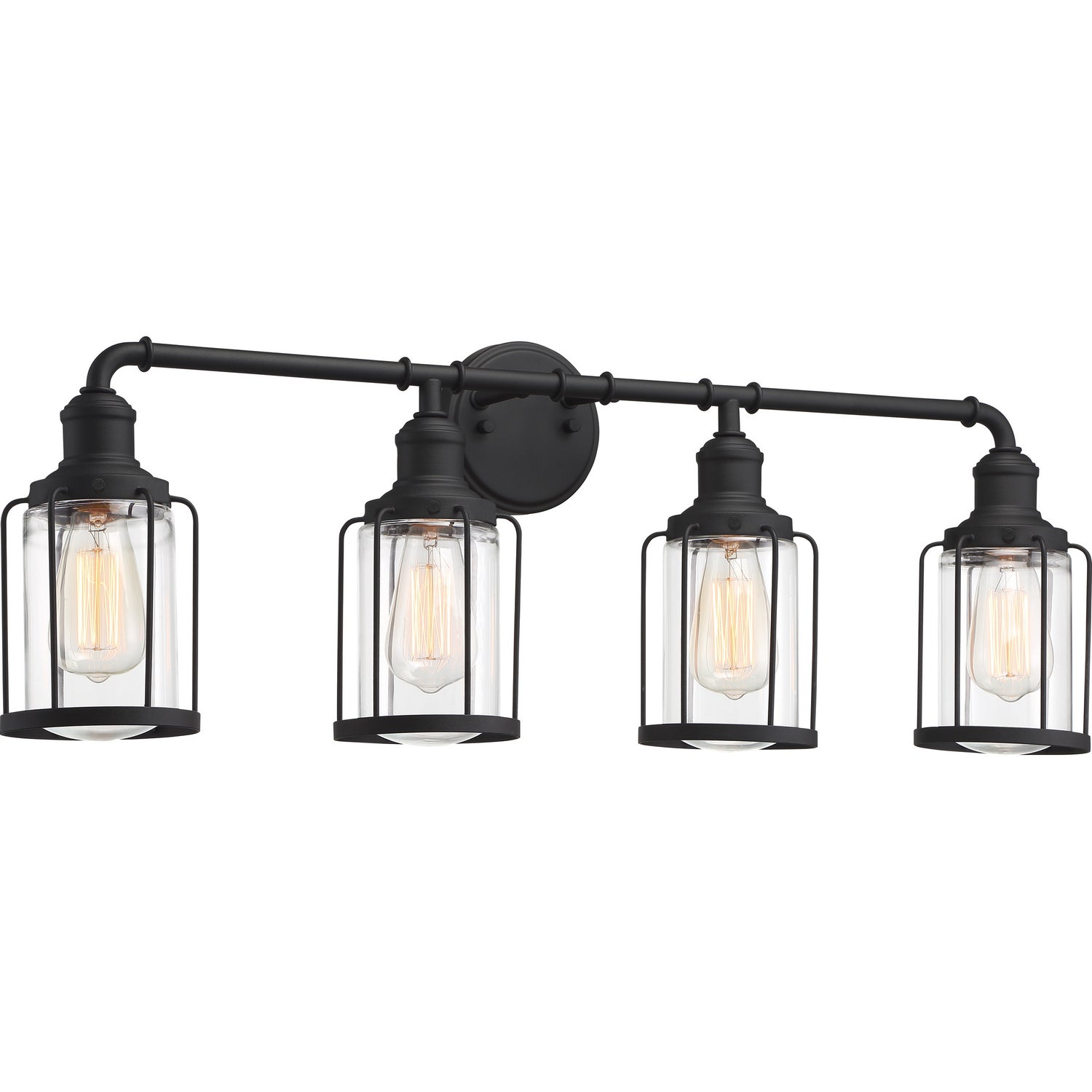 Quoizel - LUD8634EK - Four Light Bath - Ludlow - Earth Black