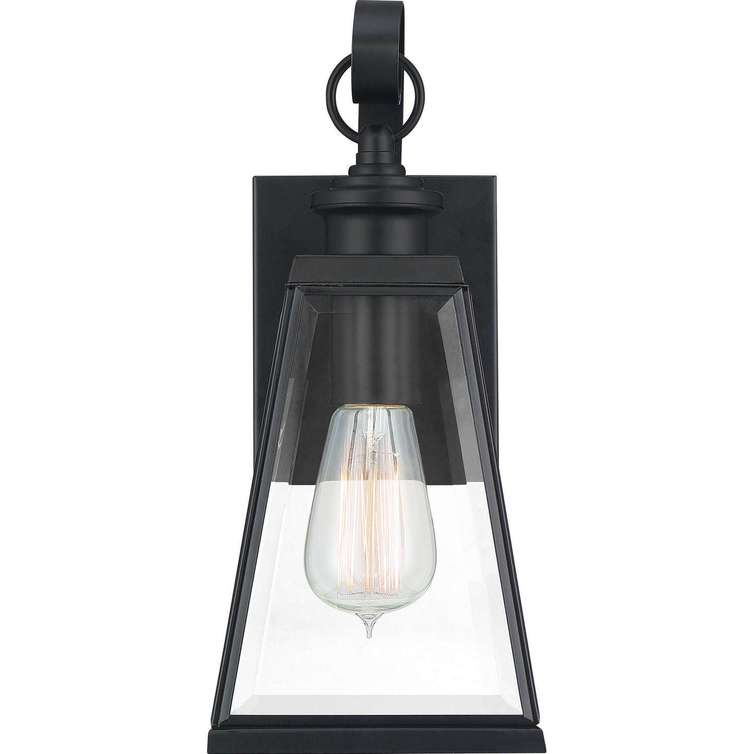 Quoizel - PAX8405MBK - One Light Outdoor Wall Lantern - Paxton - Matte Black