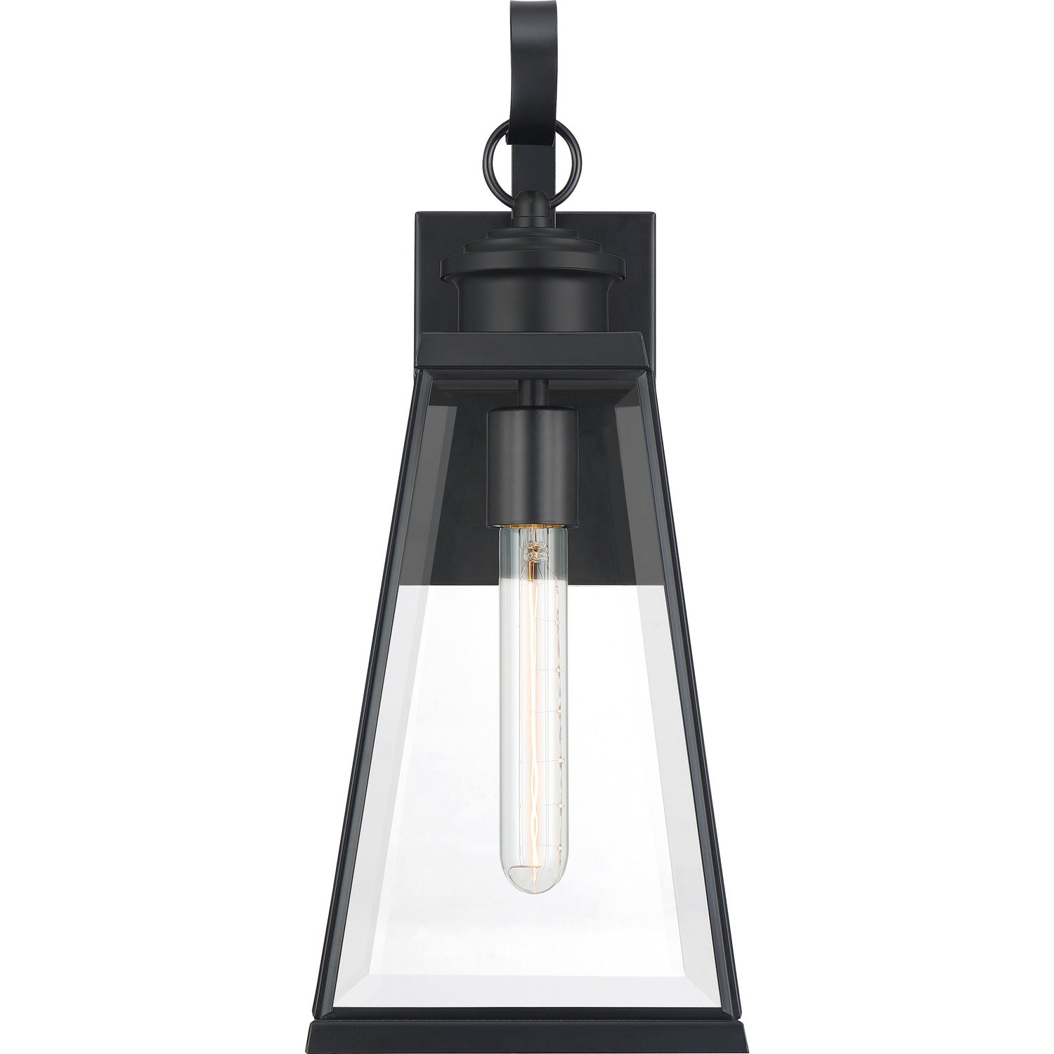 Quoizel - PAX8407MBK - One Light Outdoor Wall Lantern - Paxton - Matte Black