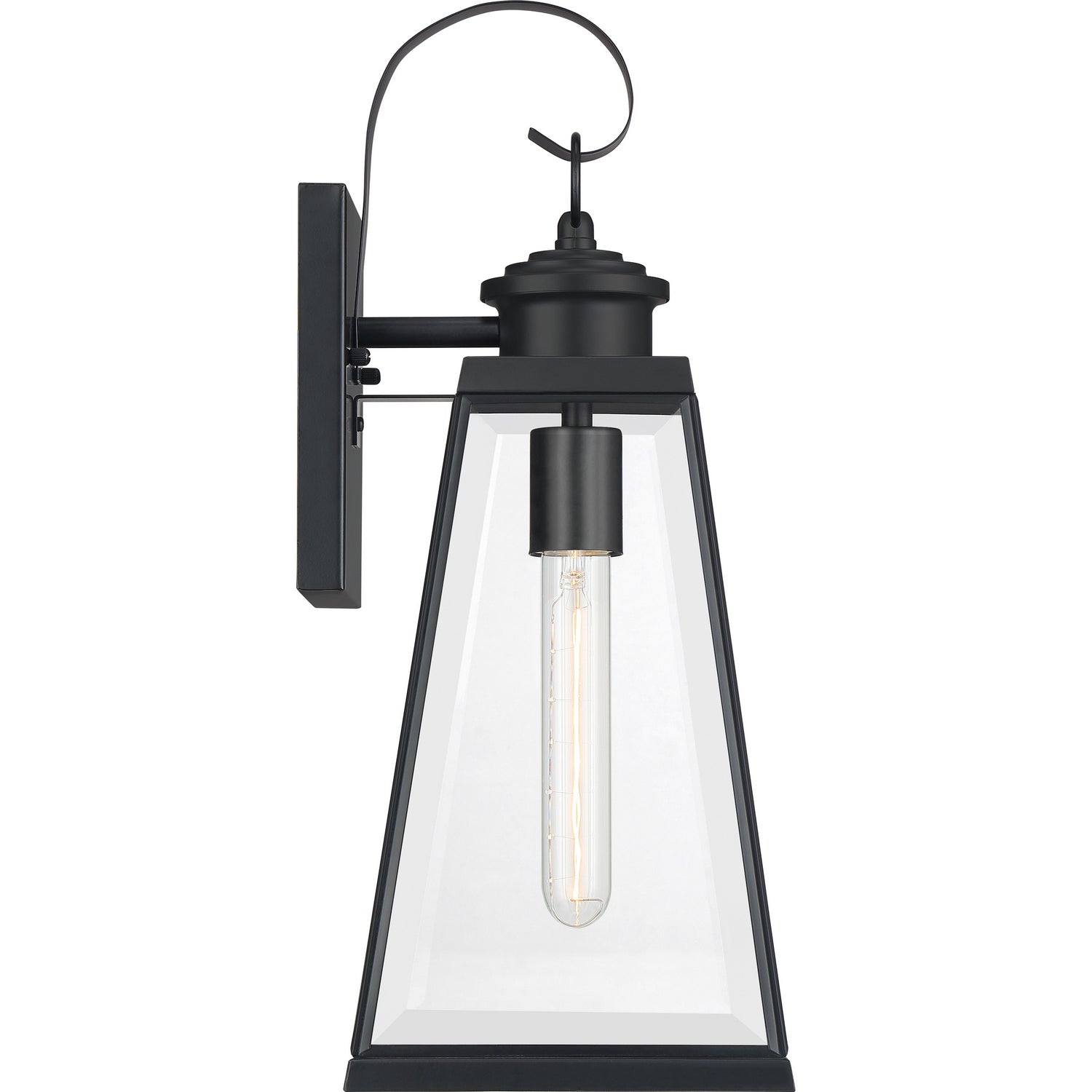 Quoizel - PAX8407MBK - One Light Outdoor Wall Lantern - Paxton - Matte Black