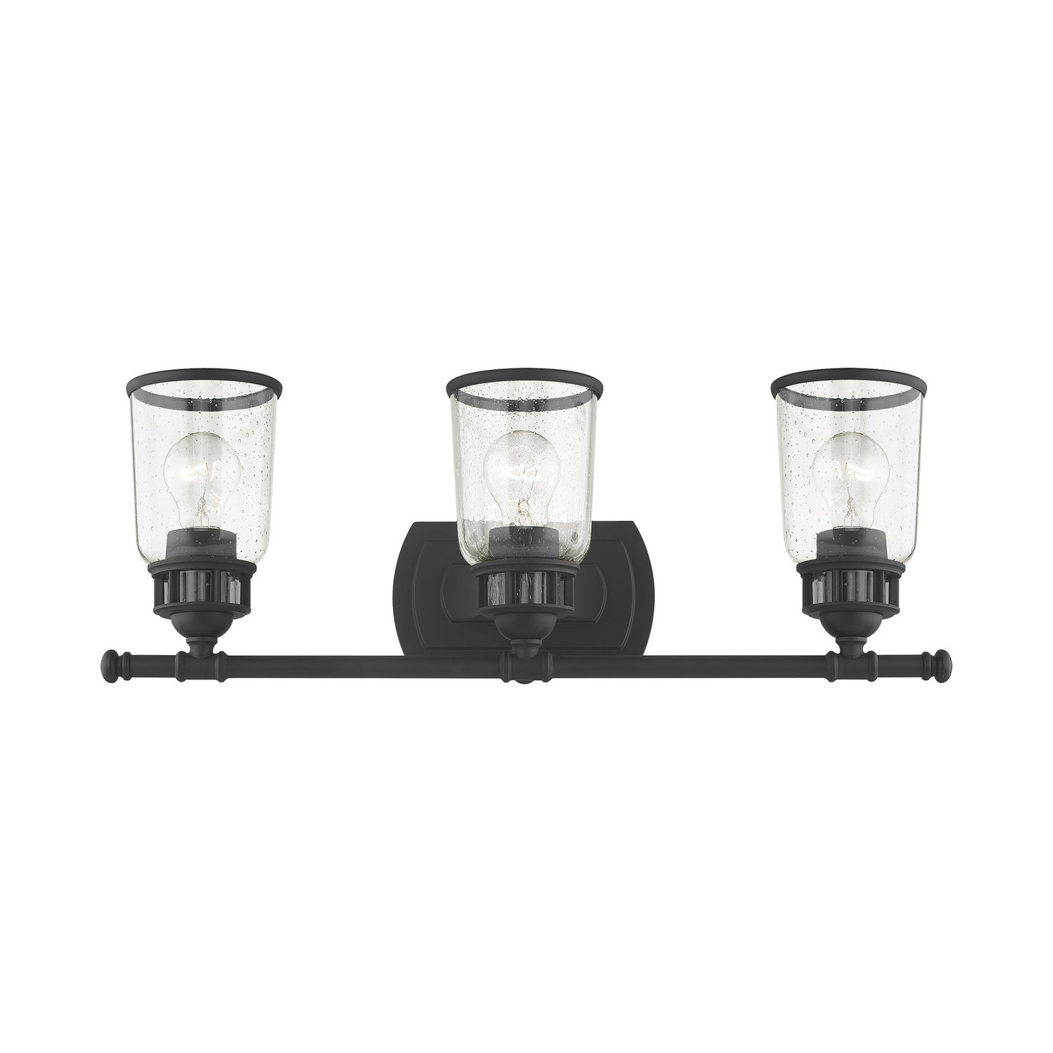 Livex Lighting - 10513-04 - Three Light Vanity - Lawrenceville - Black