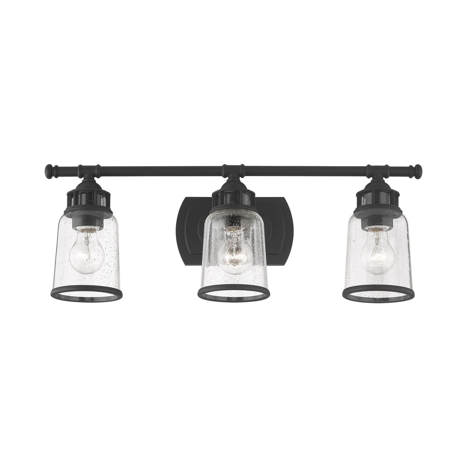 Livex Lighting - 10513-04 - Three Light Vanity - Lawrenceville - Black