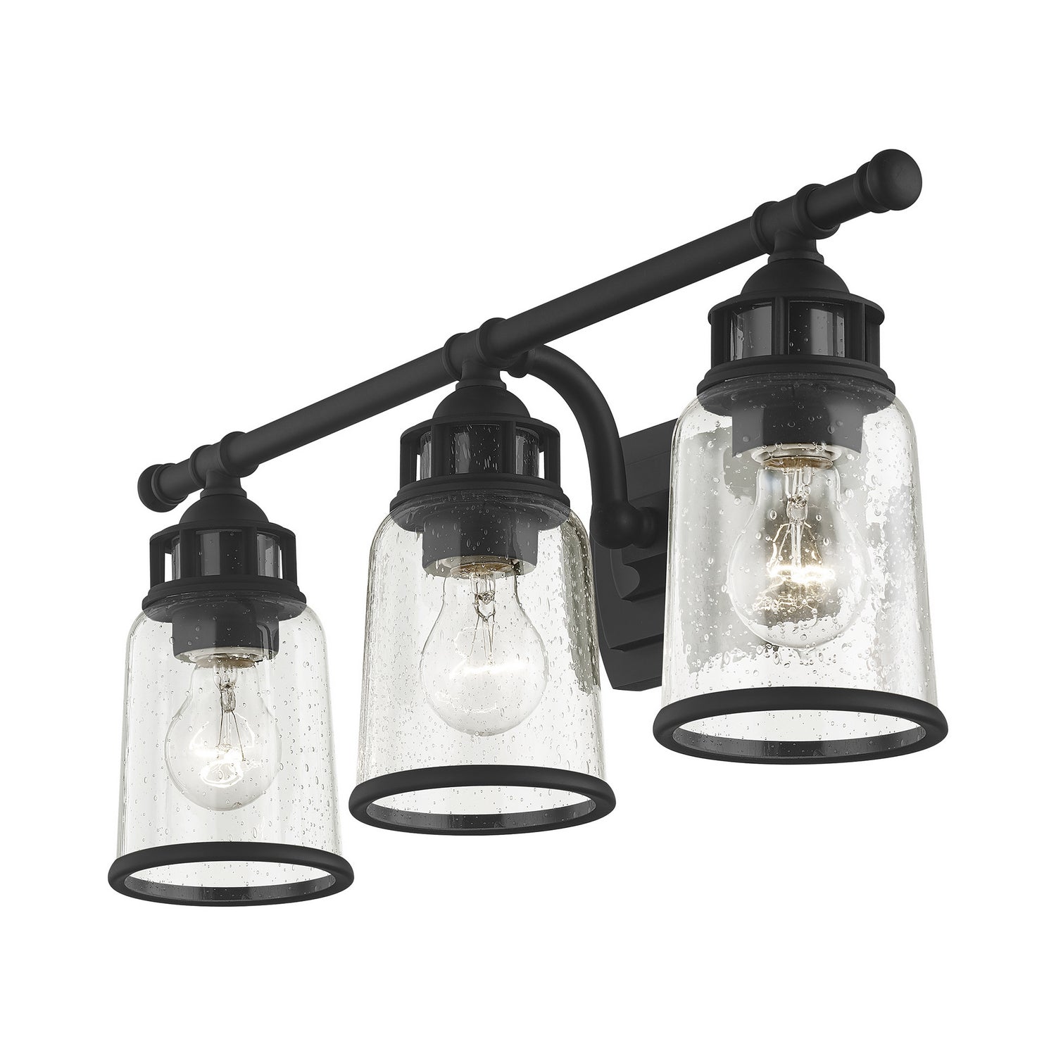 Livex Lighting - 10513-04 - Three Light Vanity - Lawrenceville - Black