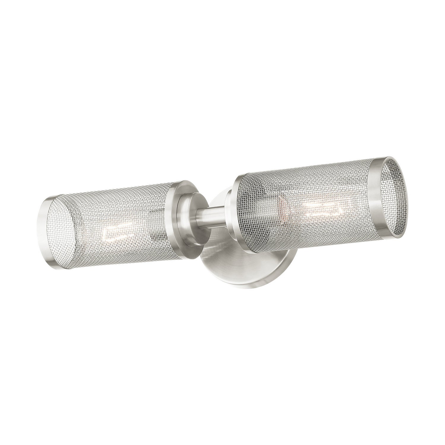 Livex Lighting - 14122-91 - Two Light Wall Sconce - Industro - Brushed Nickel