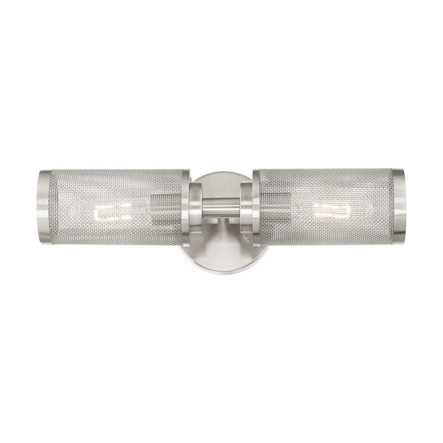 Livex Lighting - 14122-91 - Two Light Wall Sconce - Industro - Brushed Nickel