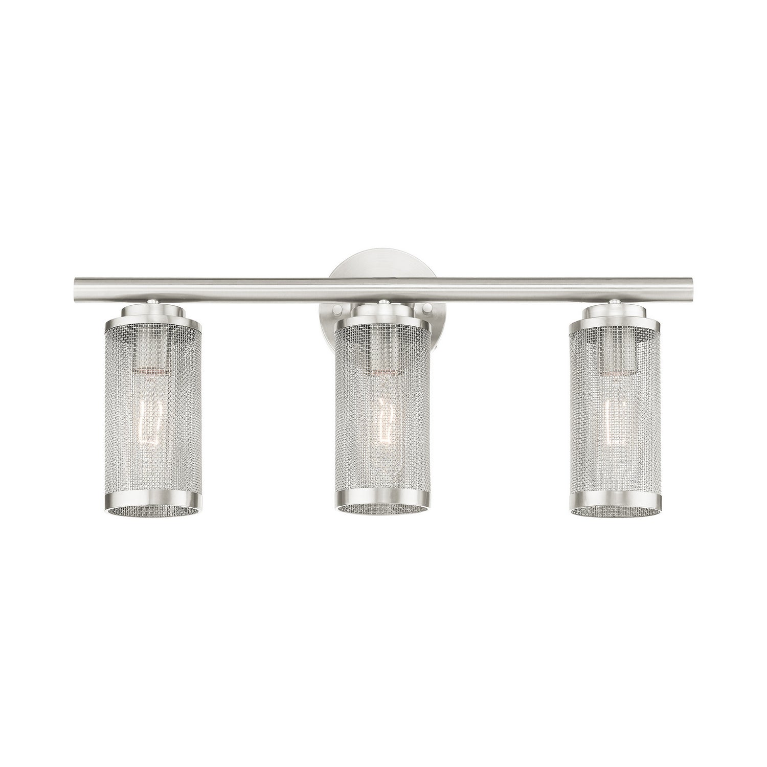 Livex Lighting - 14123-91 - Three Light Vanity - Industro - Brushed Nickel