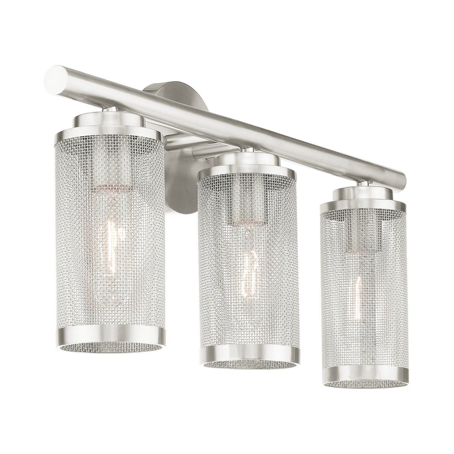 Livex Lighting - 14123-91 - Three Light Vanity - Industro - Brushed Nickel